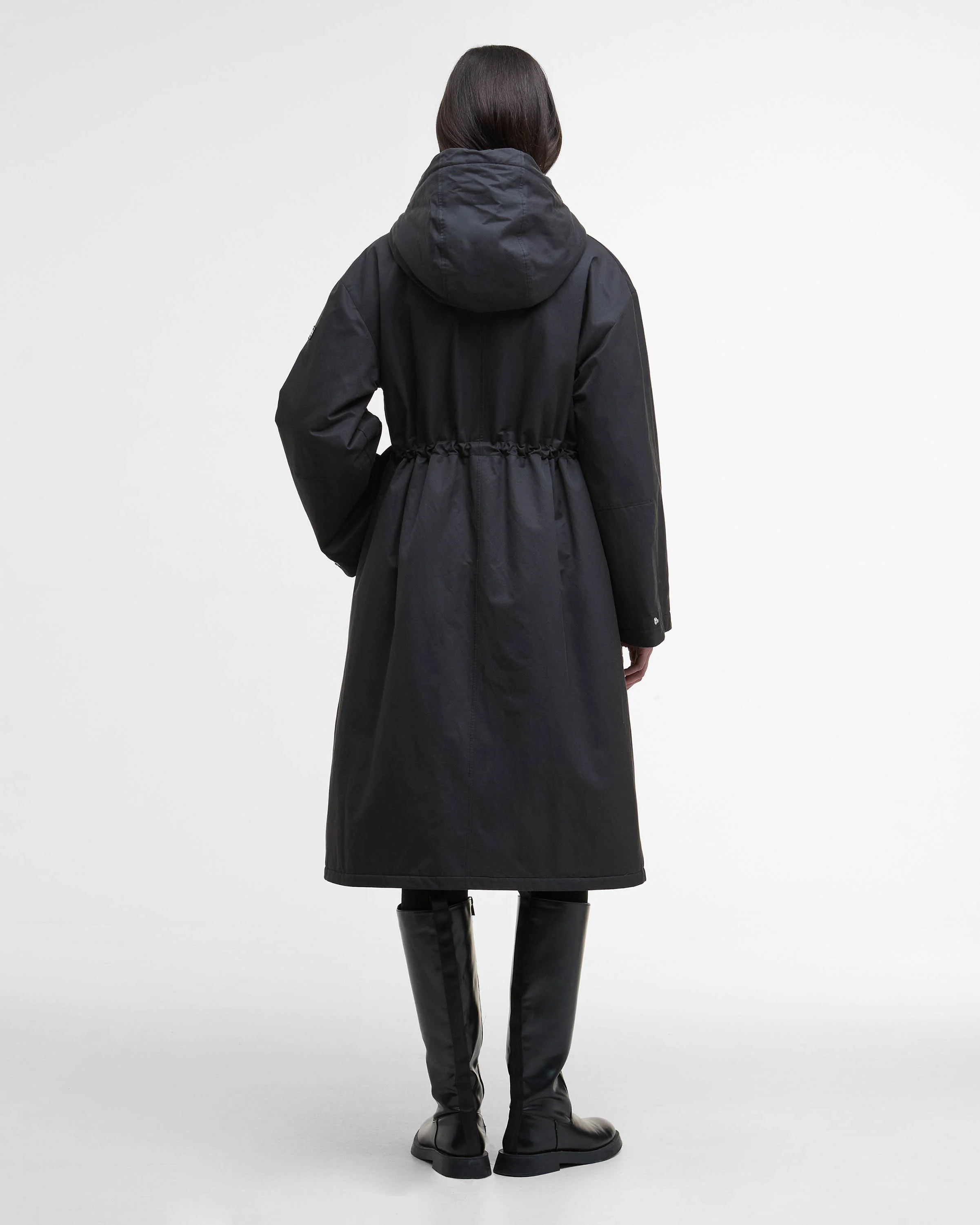 Barbour International Gabriella Womens Showerproof Jacket - Black - Image 6