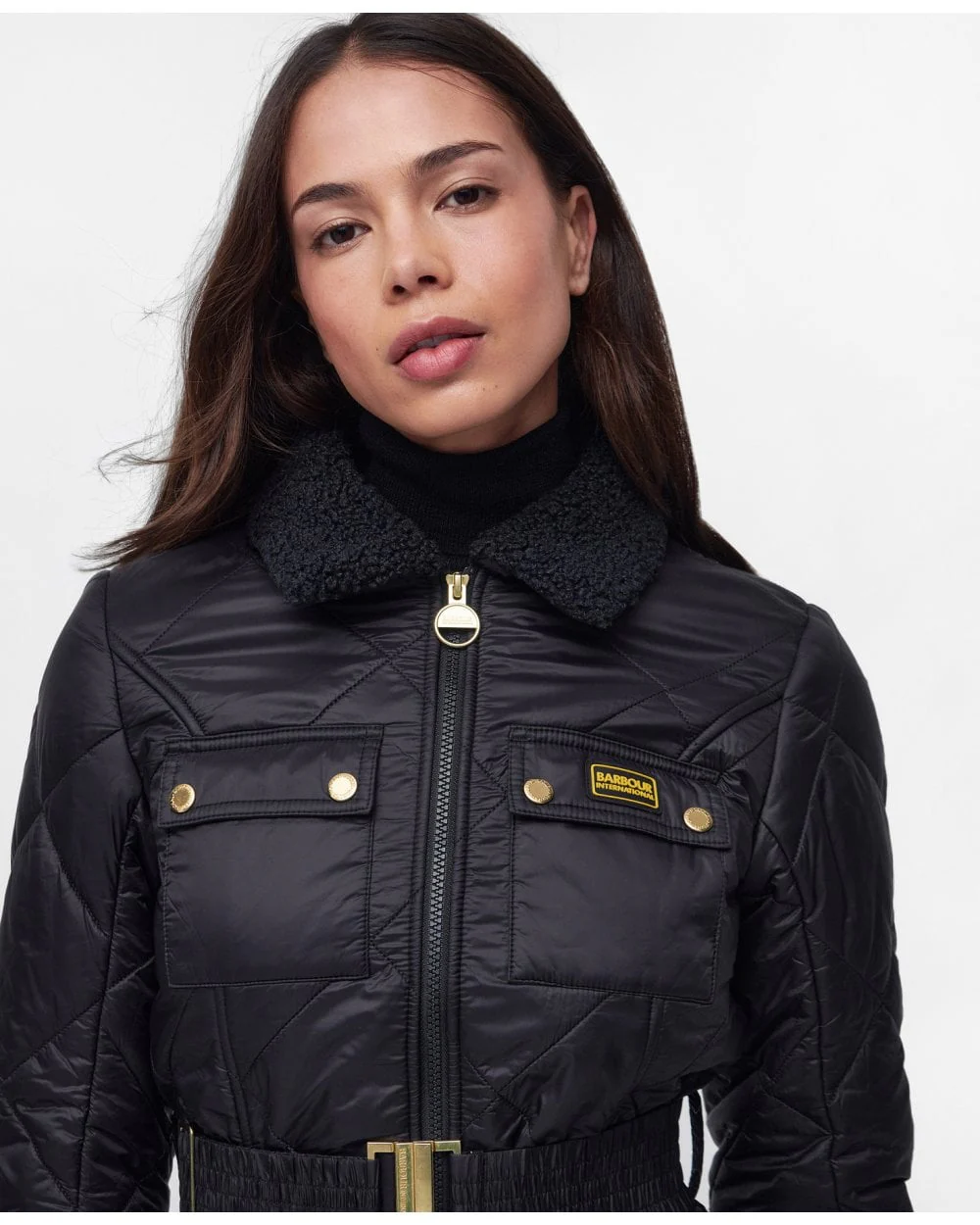 Barbour International Galaxy Womens Quilted Jacket - Image 5