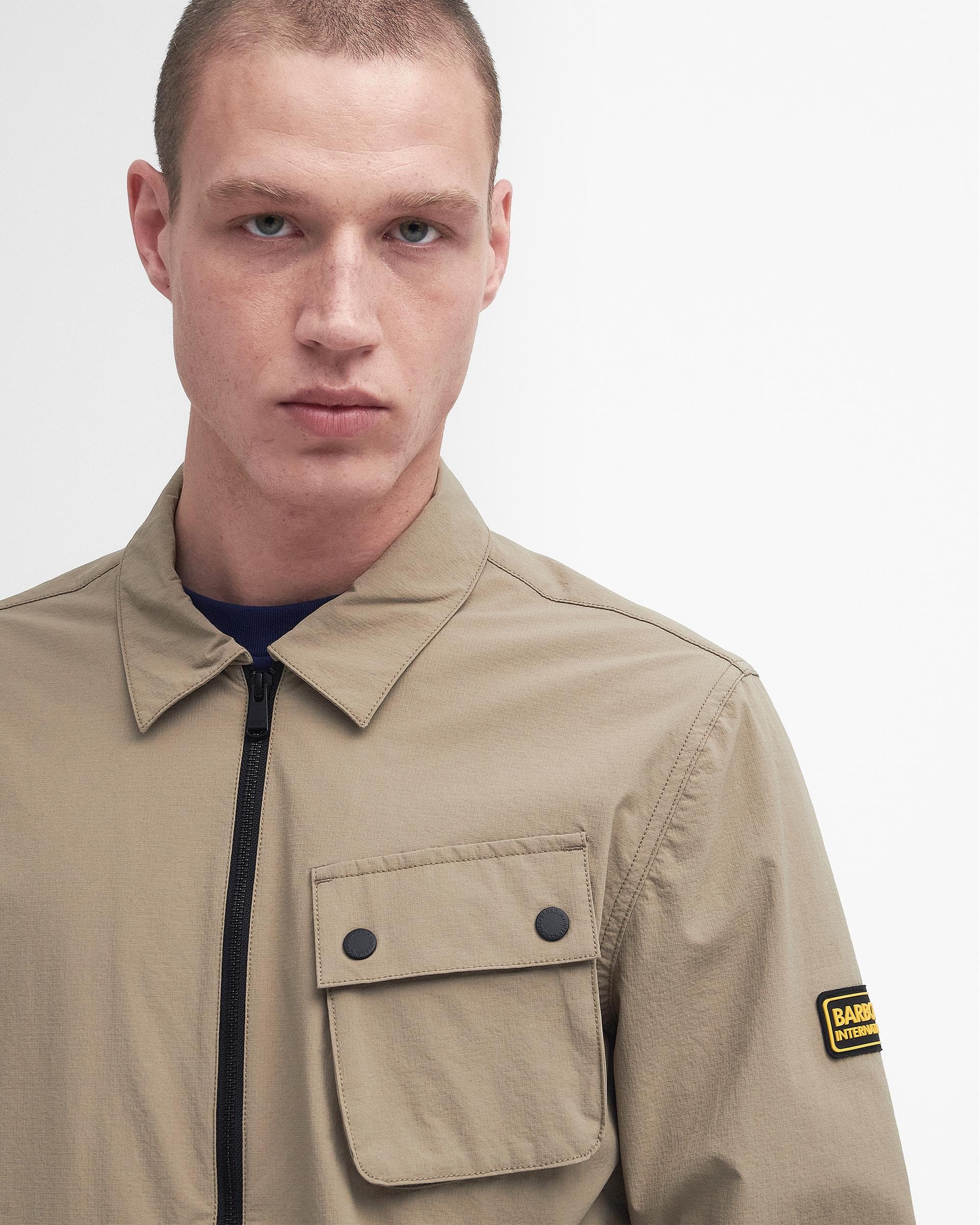 Barbour International Gate Mens Zipped Overshirt - Image 2