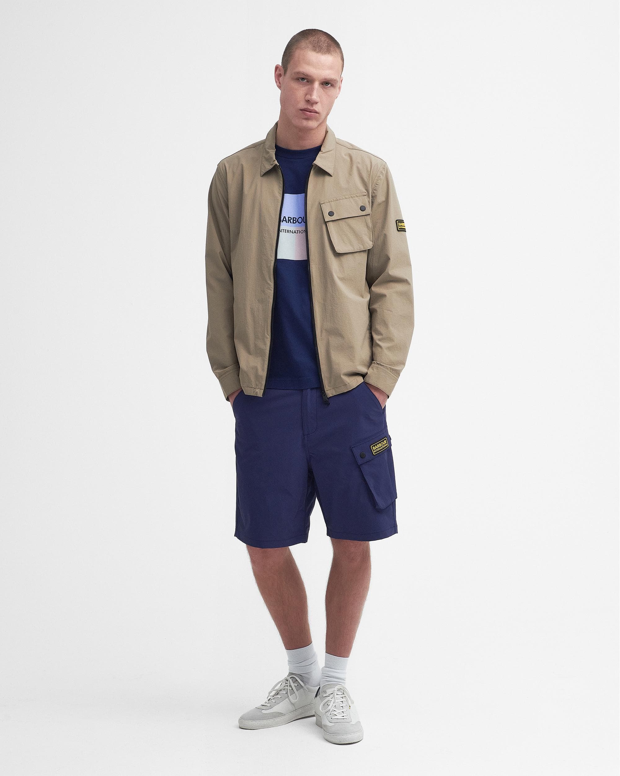 Barbour International Gate Mens Zipped Overshirt - Image 5