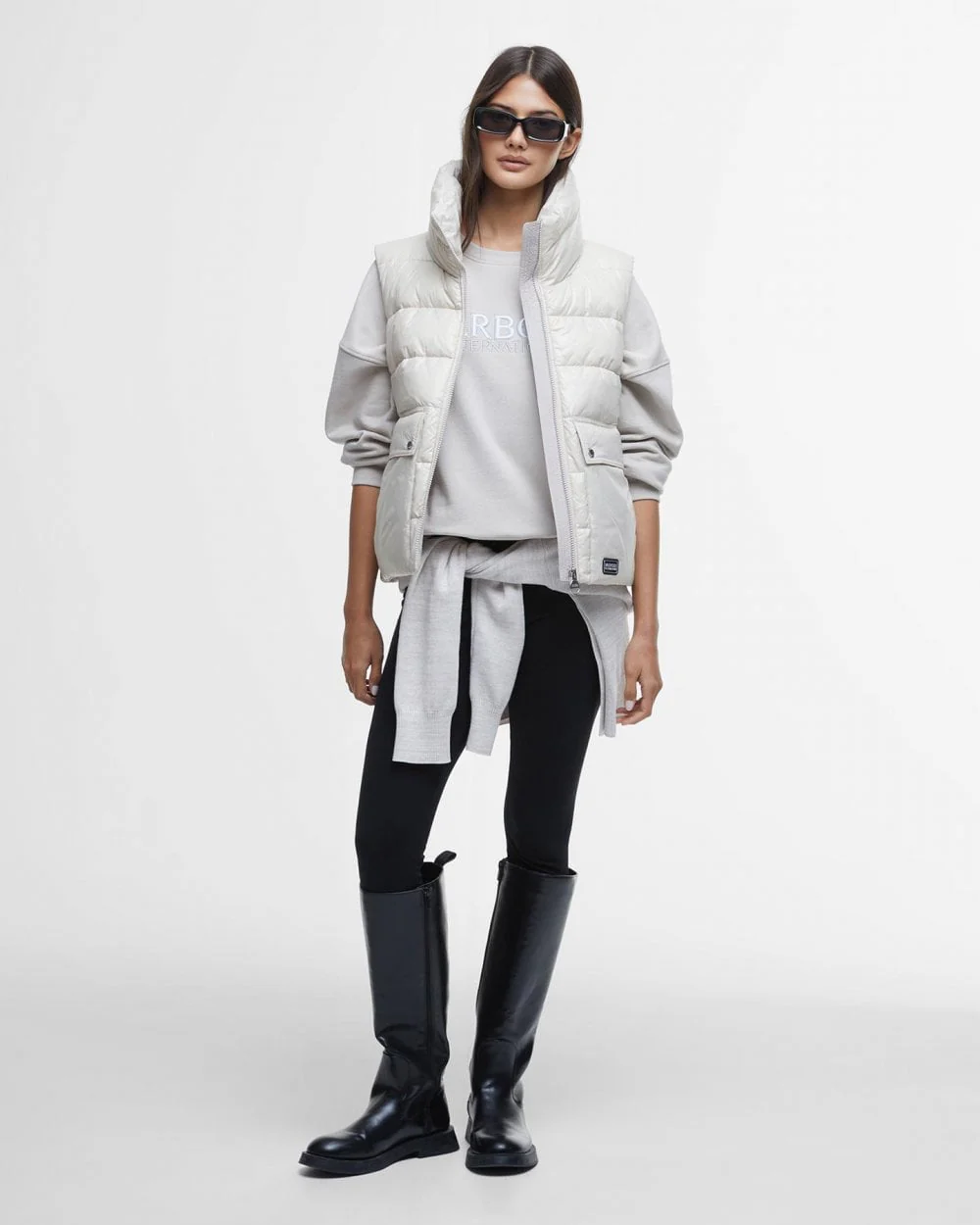 Barbour International Griffin Womens Puffer Gilet - Image 2