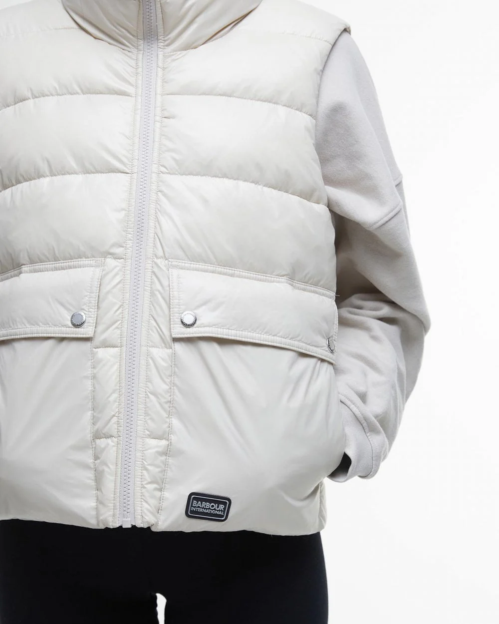 Barbour International Griffin Womens Puffer Gilet - Image 5