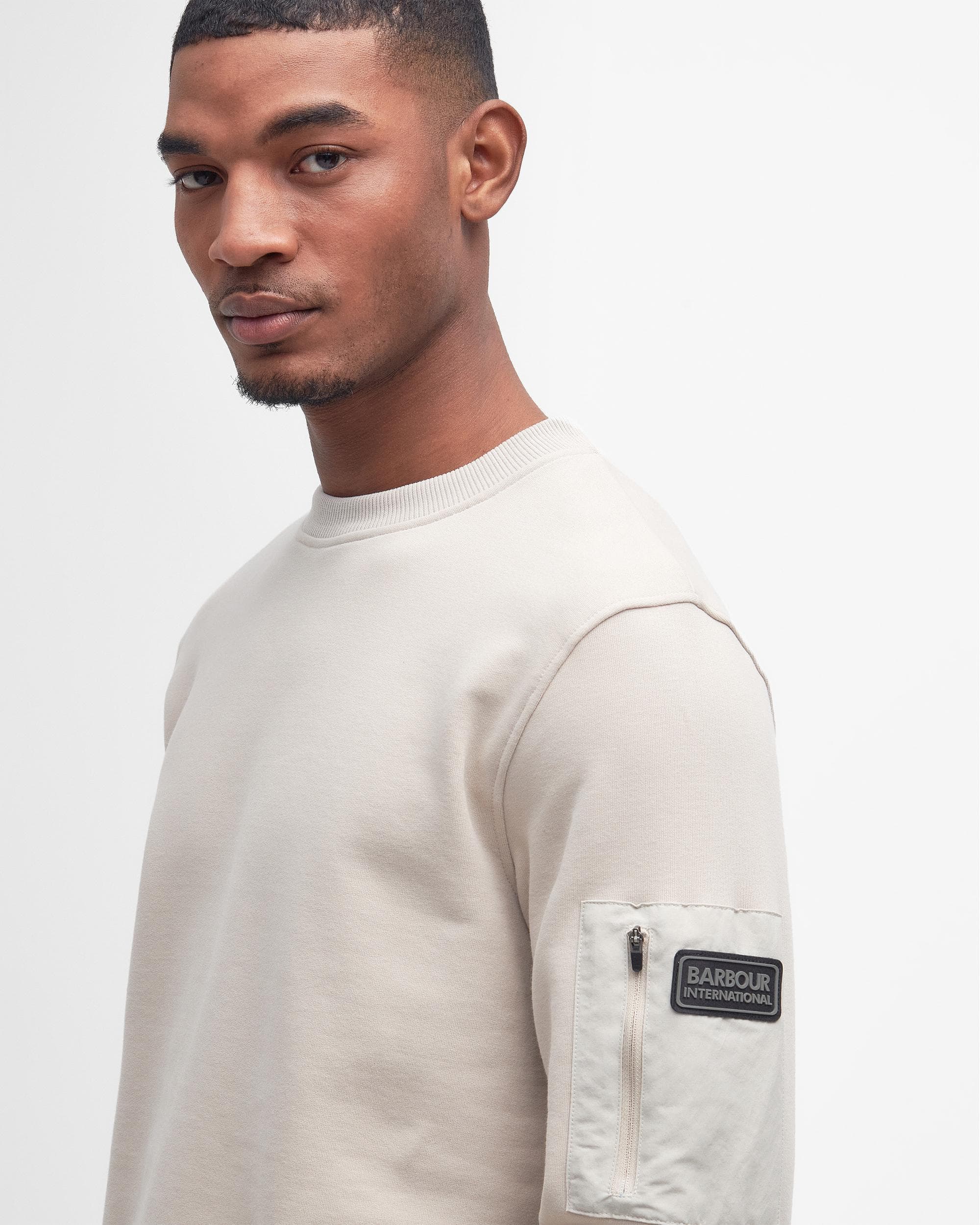 Barbour International Grip Mens Crew Neck Sweatshirt - Image 2