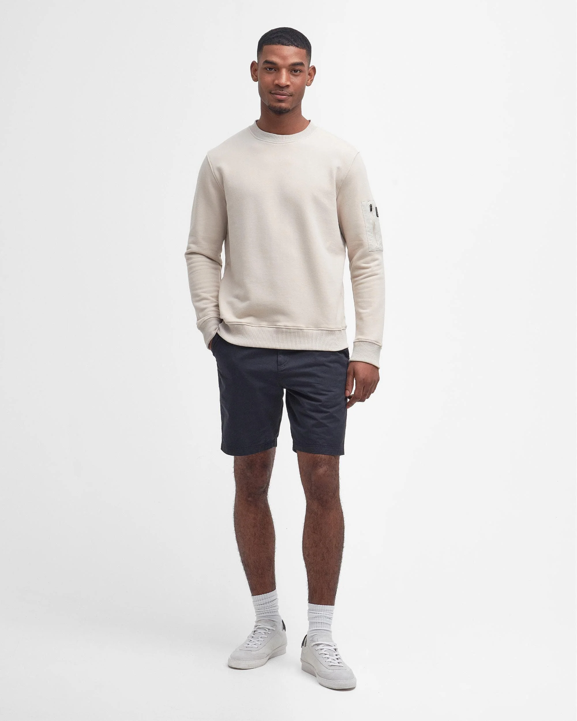 Barbour International Grip Mens Crew Neck Sweatshirt - Image 3