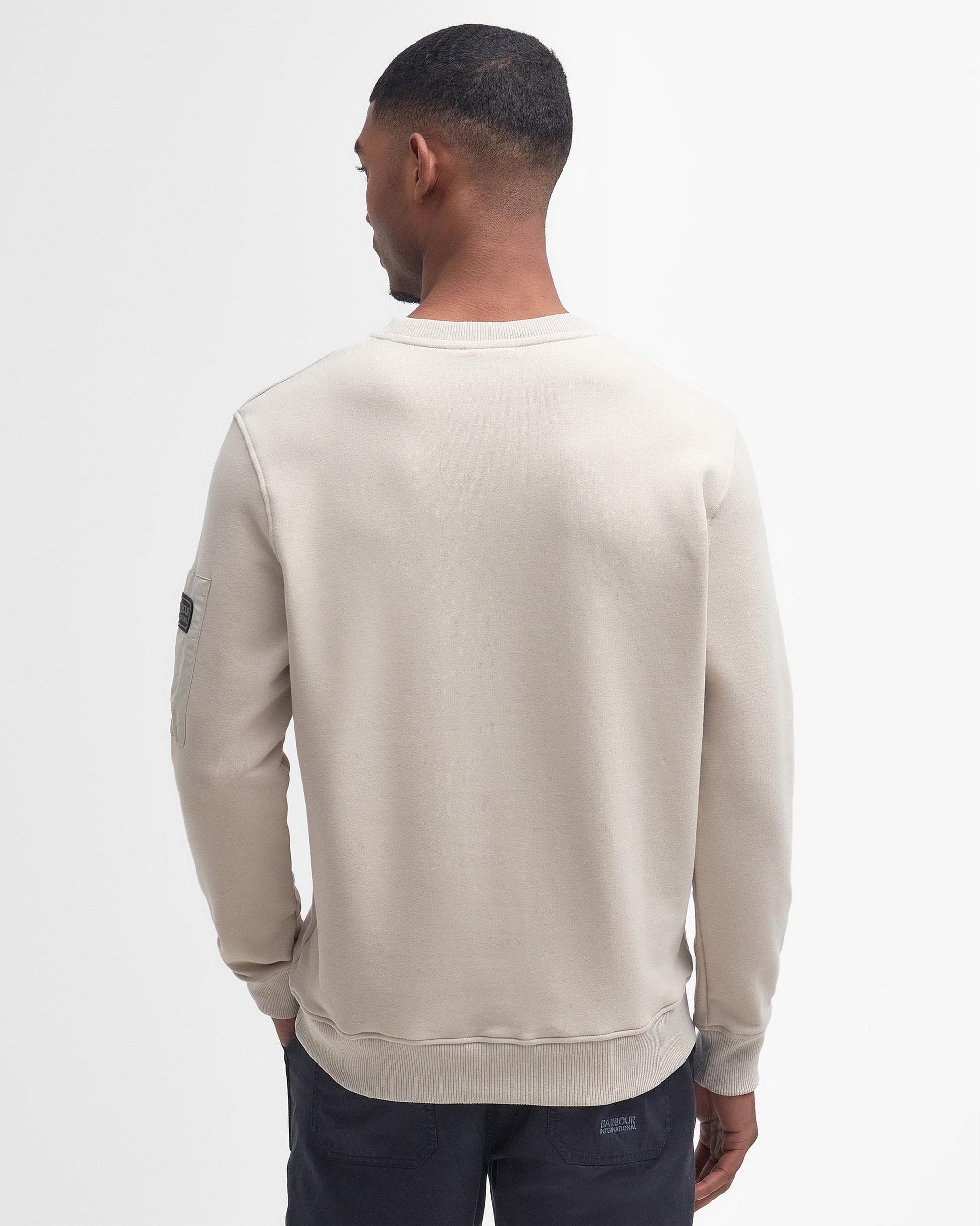 Barbour International Grip Mens Crew Neck Sweatshirt - Image 4