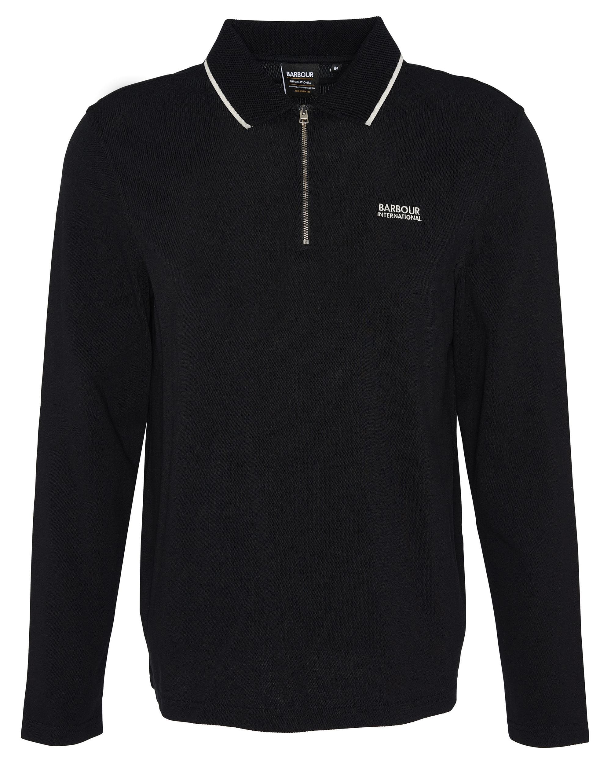 Barbour International Hampstead Mens Long Sleeve Polo Shirt - Image 7