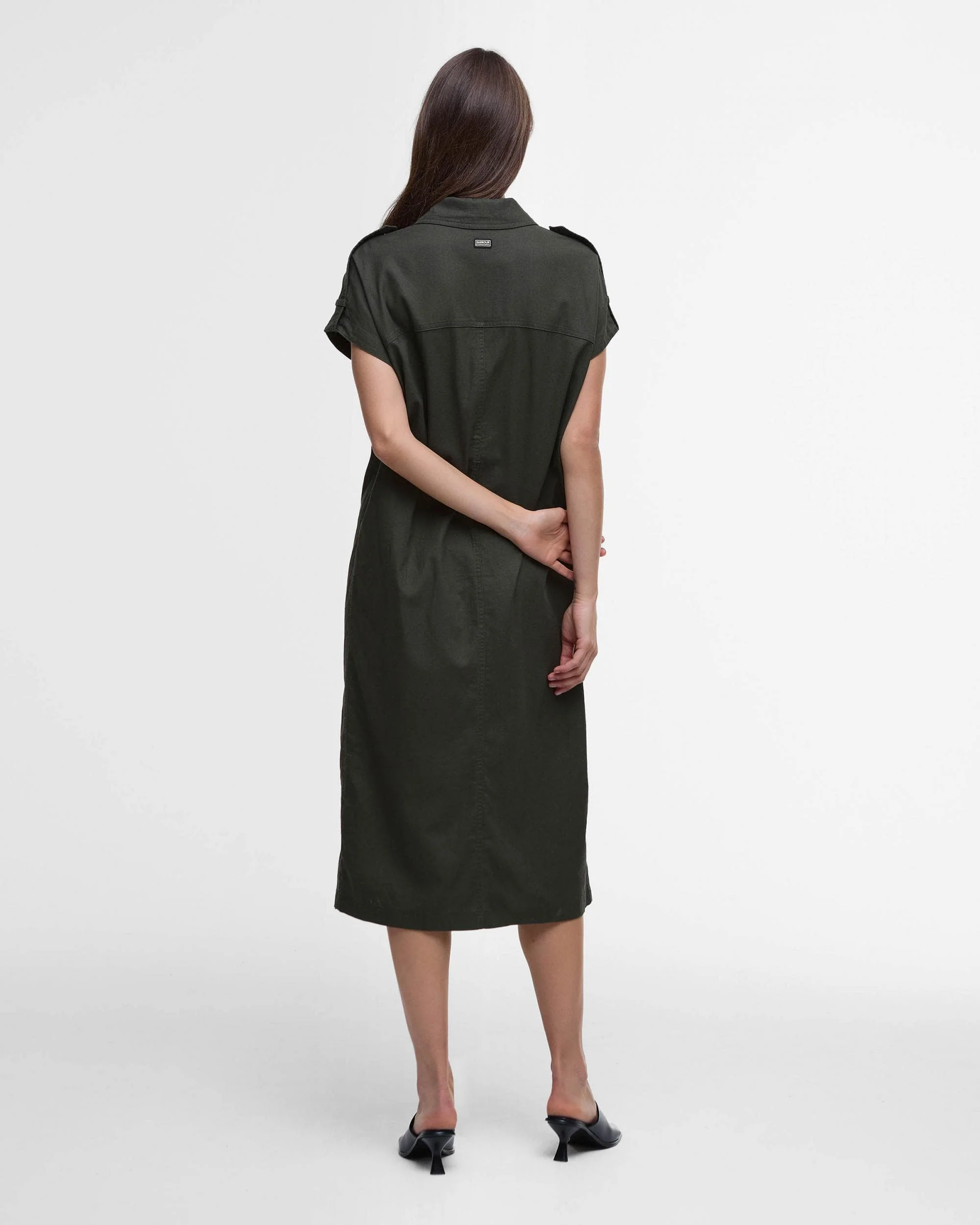 Barbour International Harlow Womens Midi Dress - Envy - Image 5