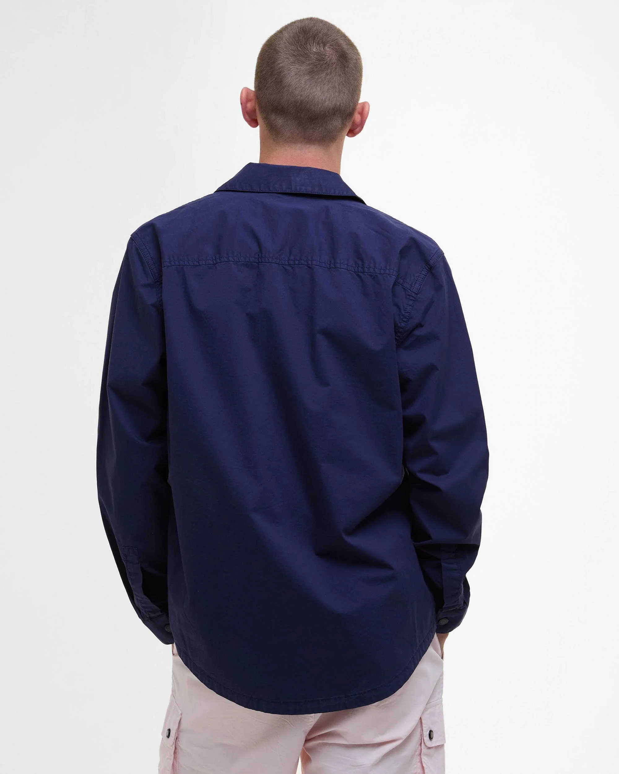 Barbour International Hayden Mens Overshirt - Midnight Blue - Image 5