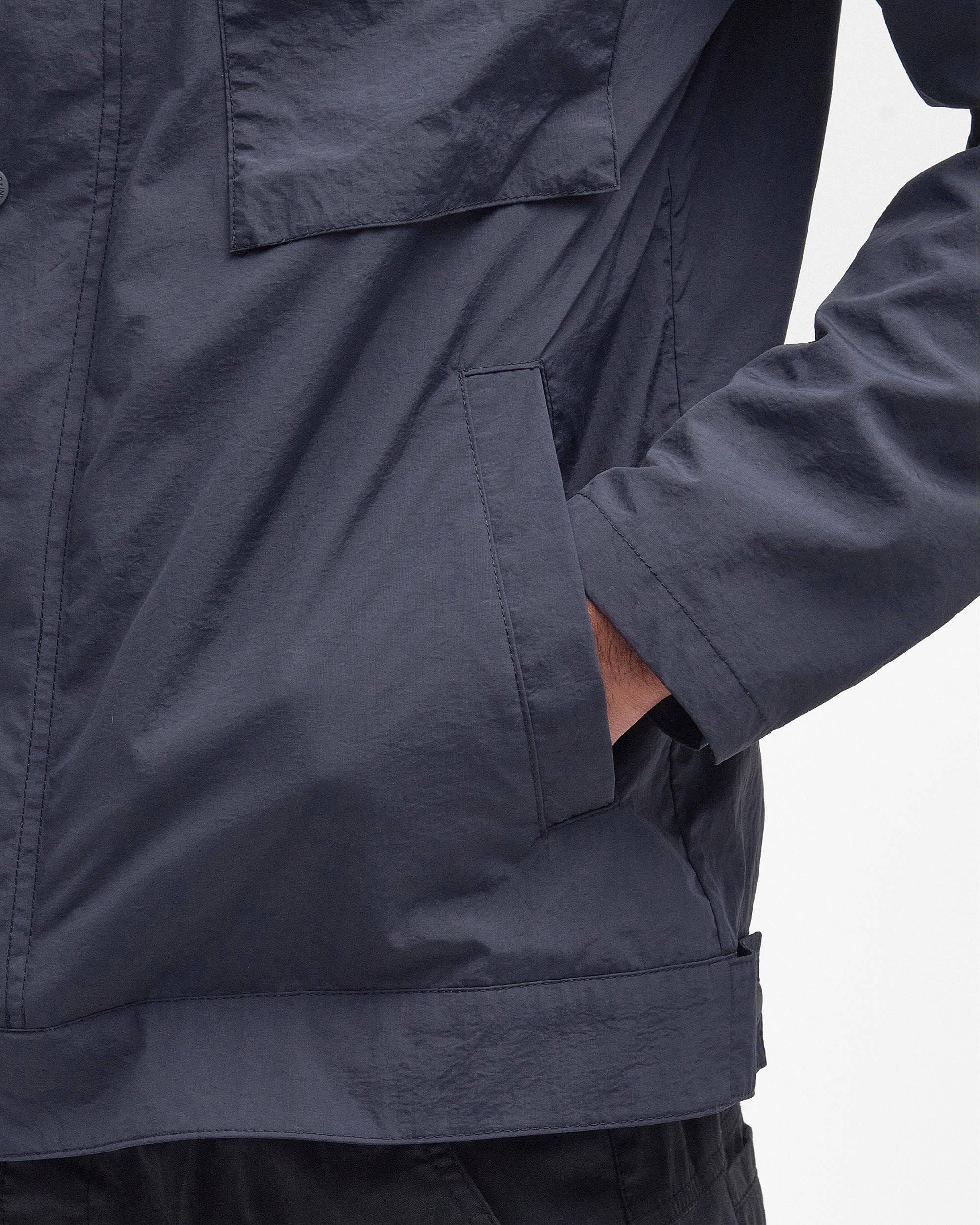 Barbour International Hayledon Mens Tailored Biker Jacket - Image 3