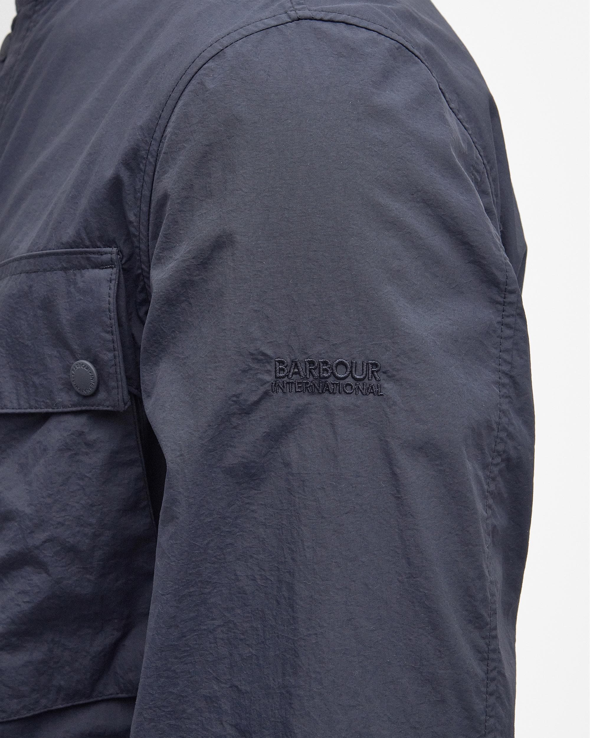 Barbour International Hayledon Mens Tailored Biker Jacket - Image 7