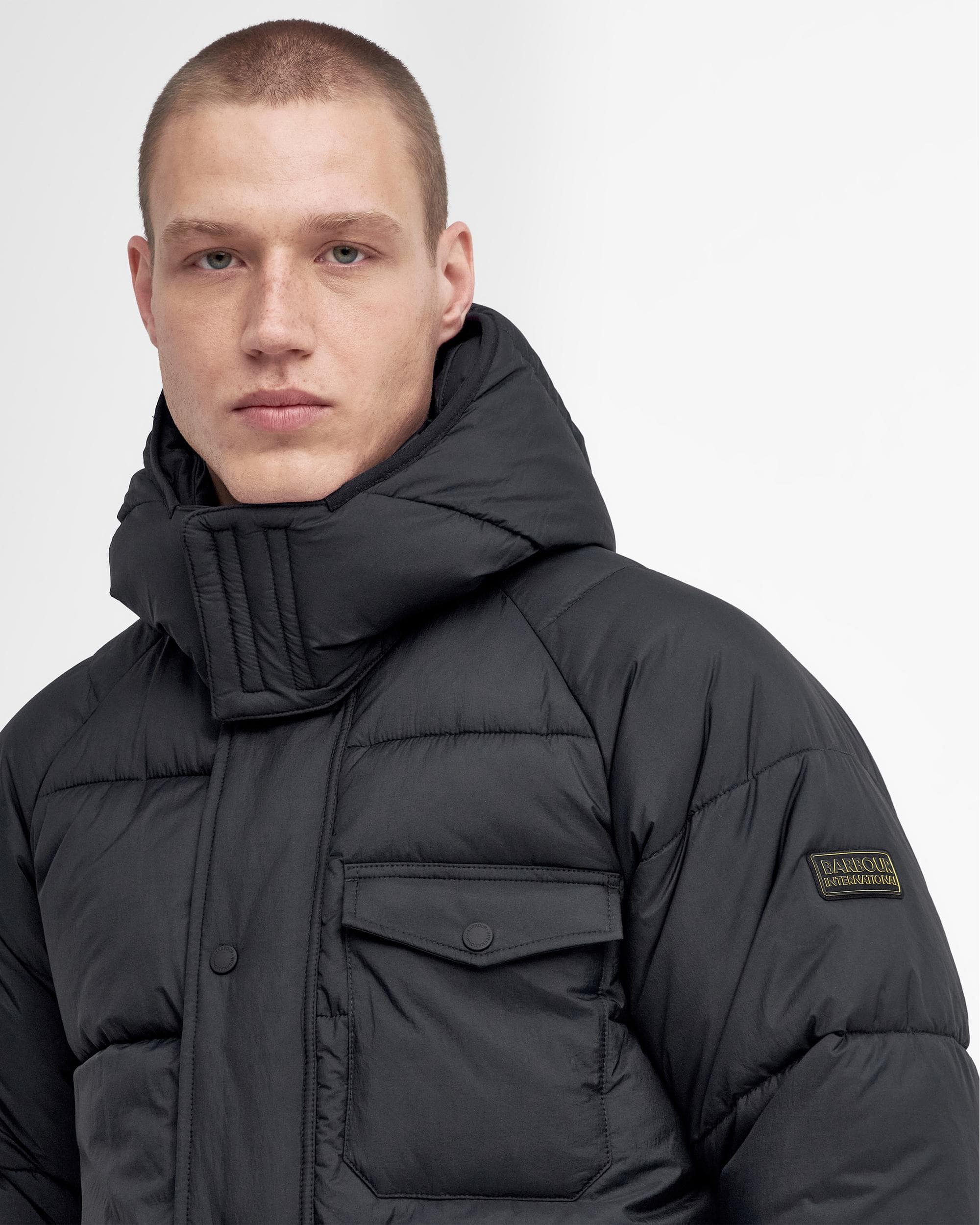 Barbour International Haze Mens Puffer Jacket - Image 2
