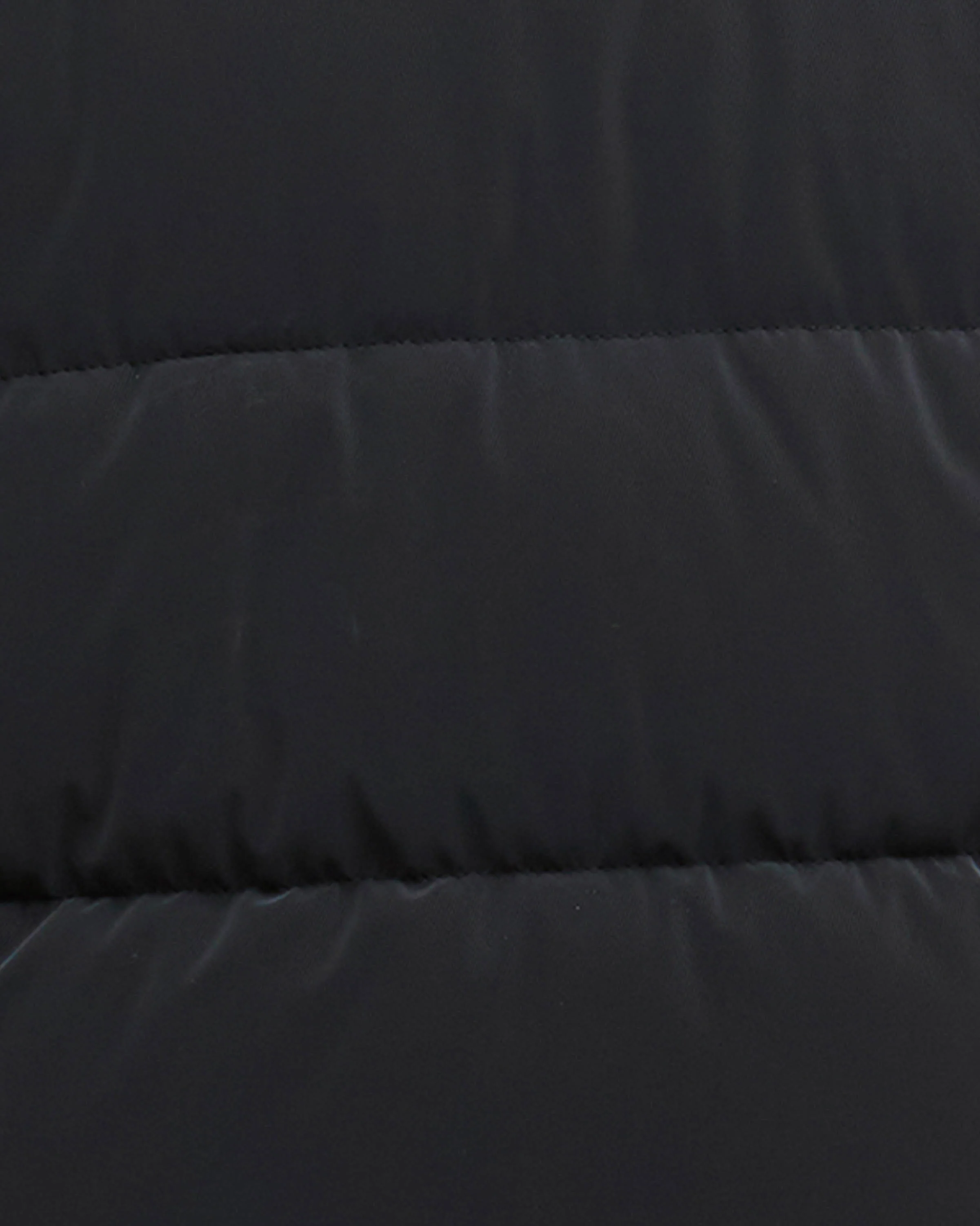 Barbour International Hudson Womens Faux Velvet Puffer Jacket - Black - Image 7