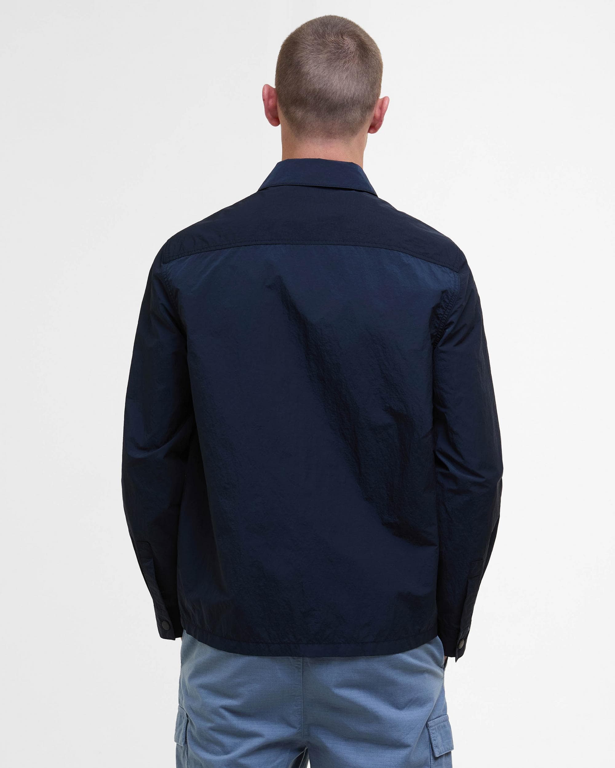 Barbour International Inline Mens Overshirt - Sapphire Navy - Image 7