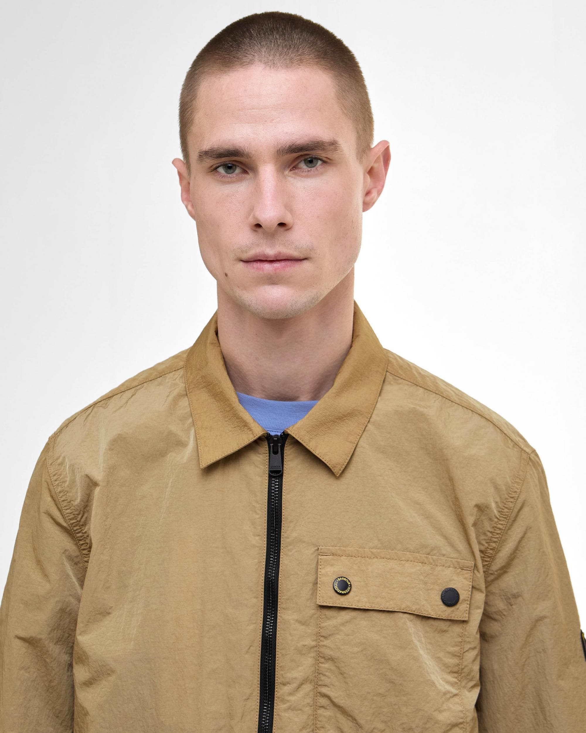 Barbour International Inline Mens Overshirt - Trench - Image 2