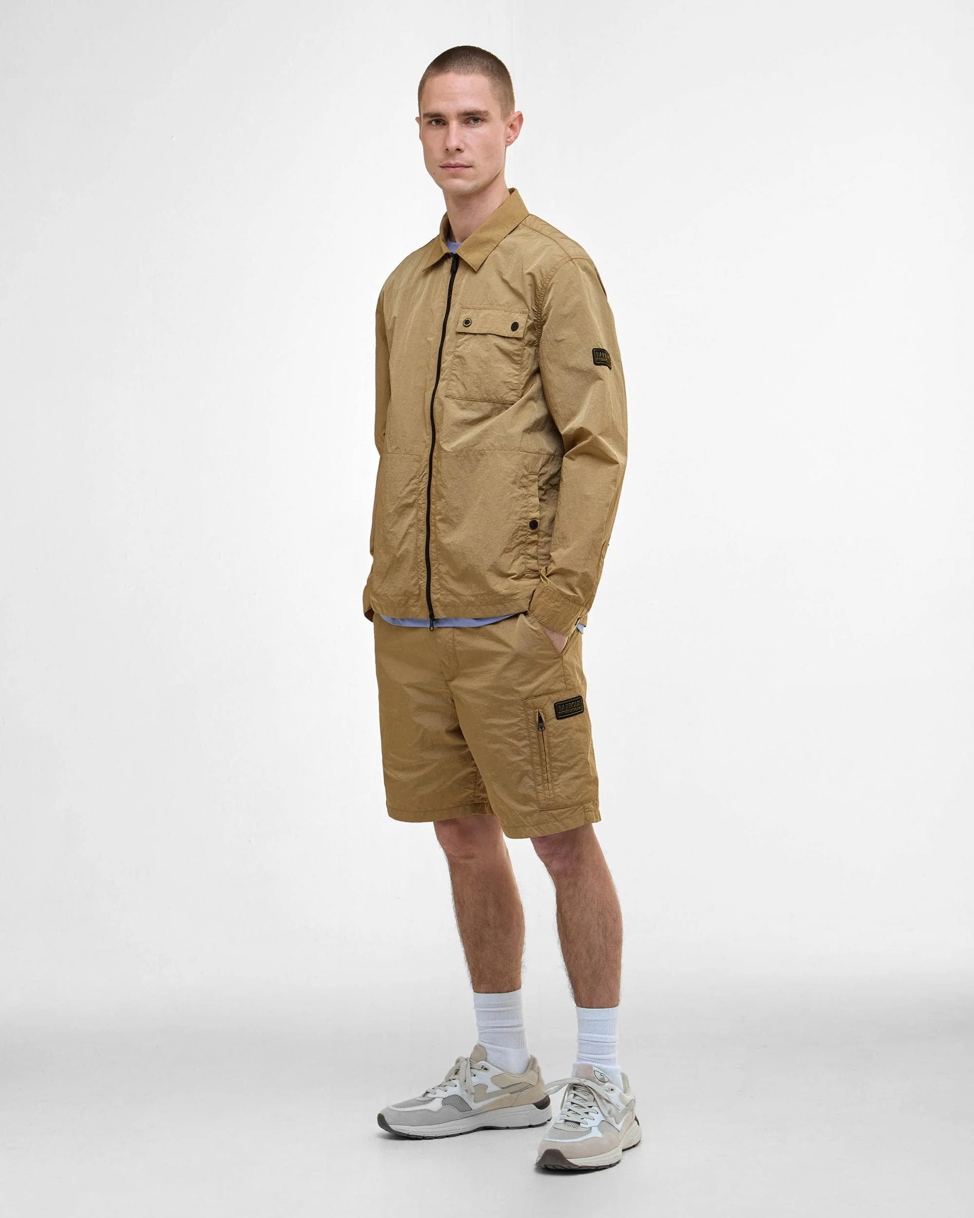 Barbour International Inline Mens Overshirt - Trench - Image 6