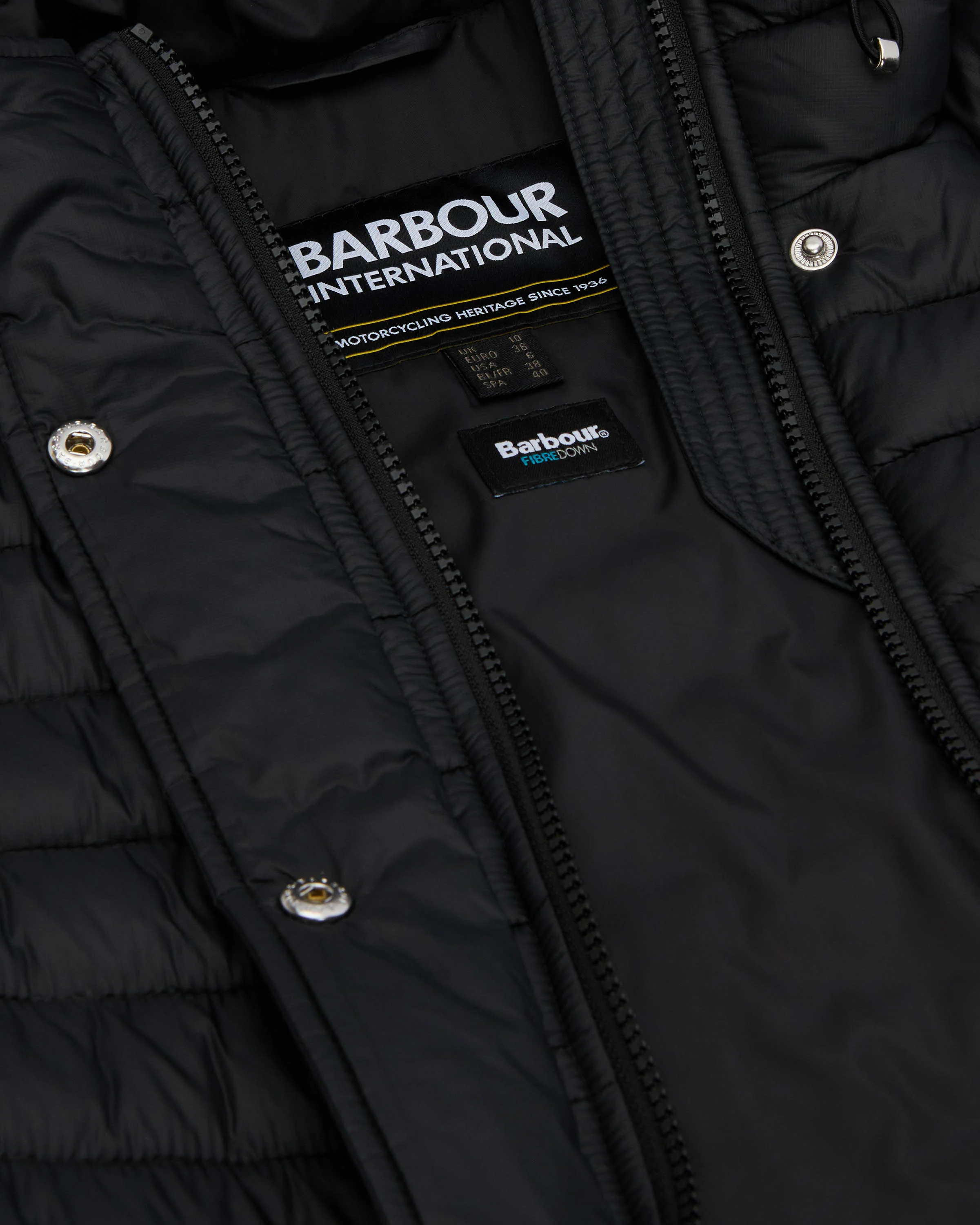 Barbour International Jada Womens Puffer Jacket - Black - Image 6