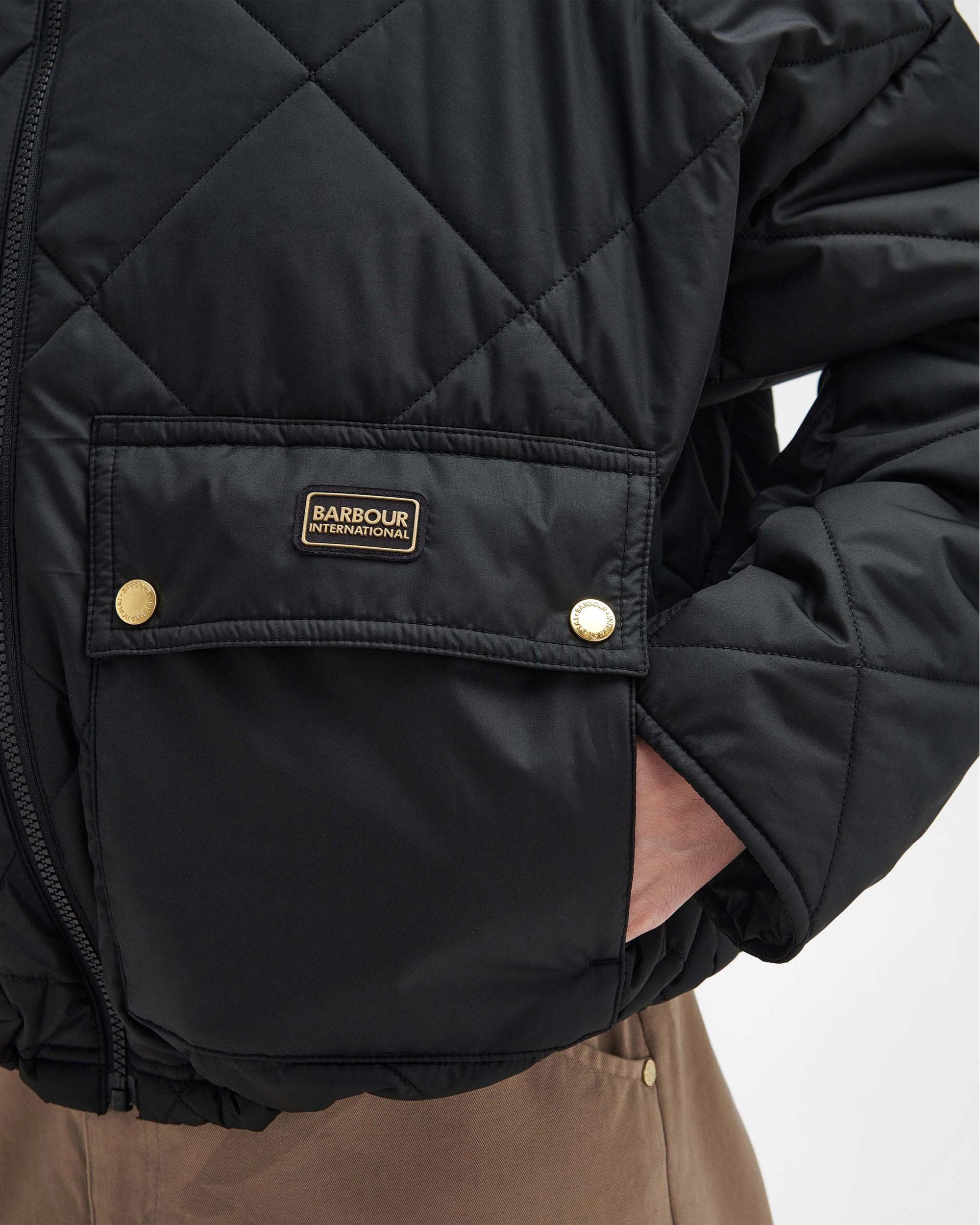 Barbour International Laia Womens Quilted Jacket - Image 6