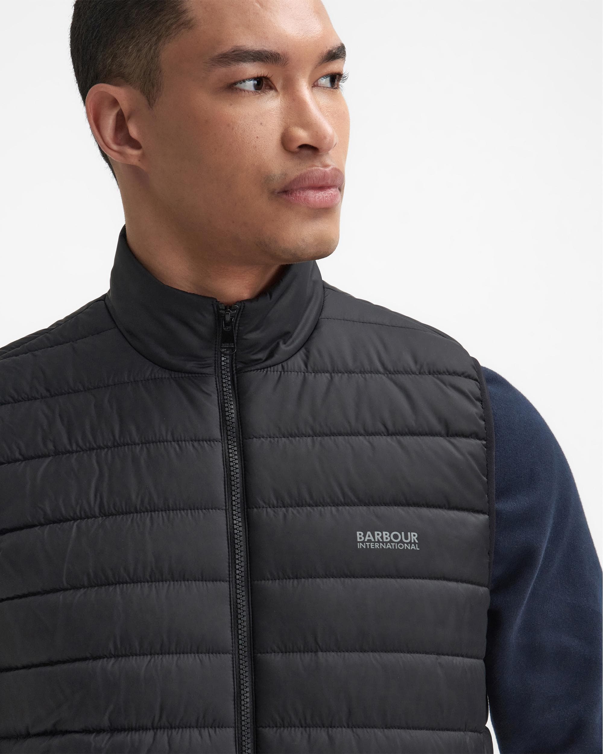 Barbour International Ledley Mens Quilted Gilet - Image 2