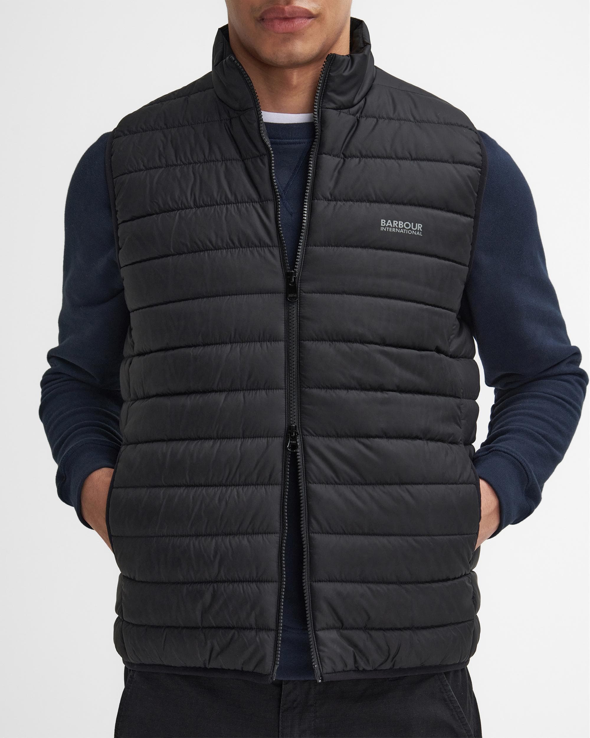 Barbour International Ledley Mens Quilted Gilet - Image 3