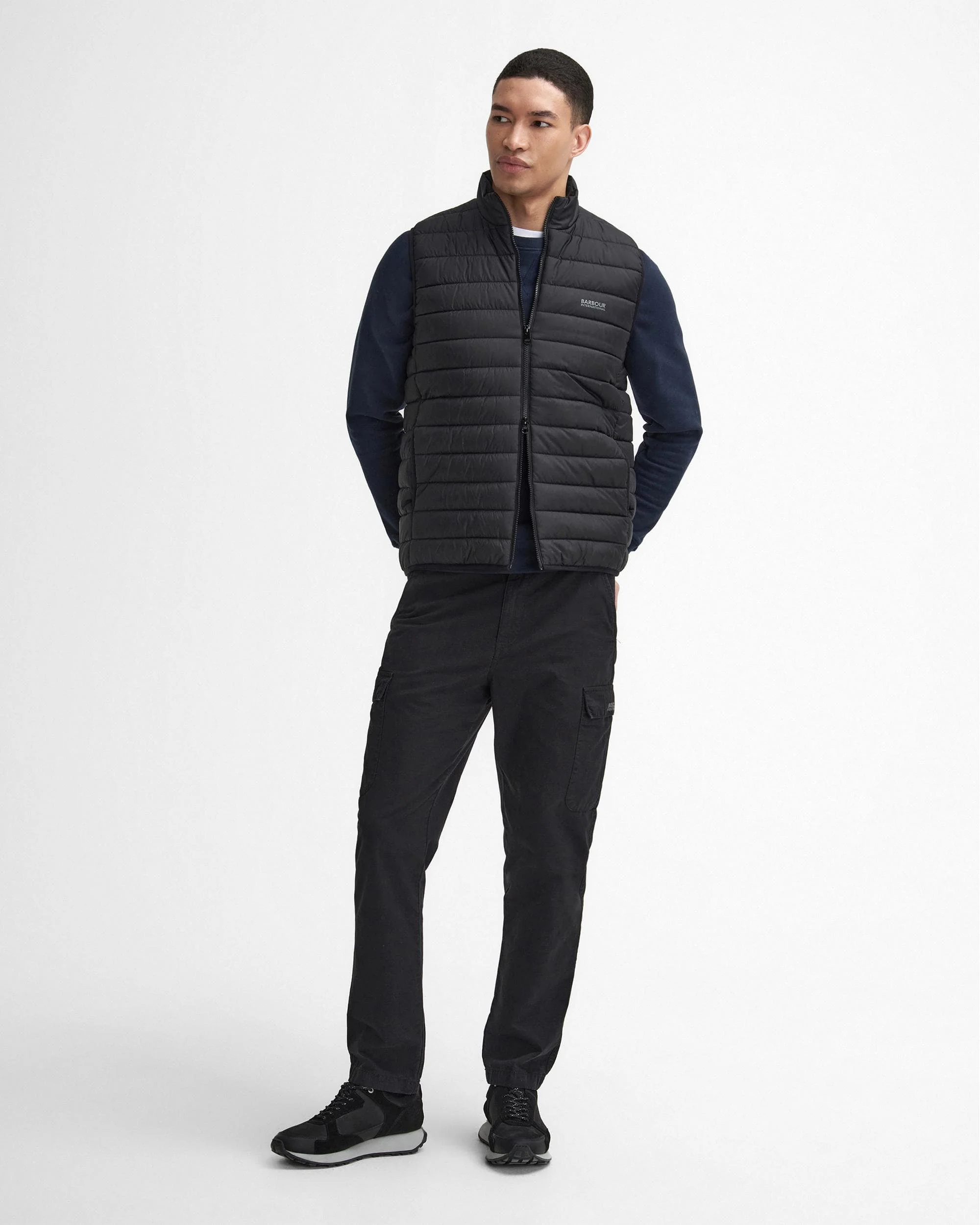 Barbour International Ledley Mens Quilted Gilet - Image 4