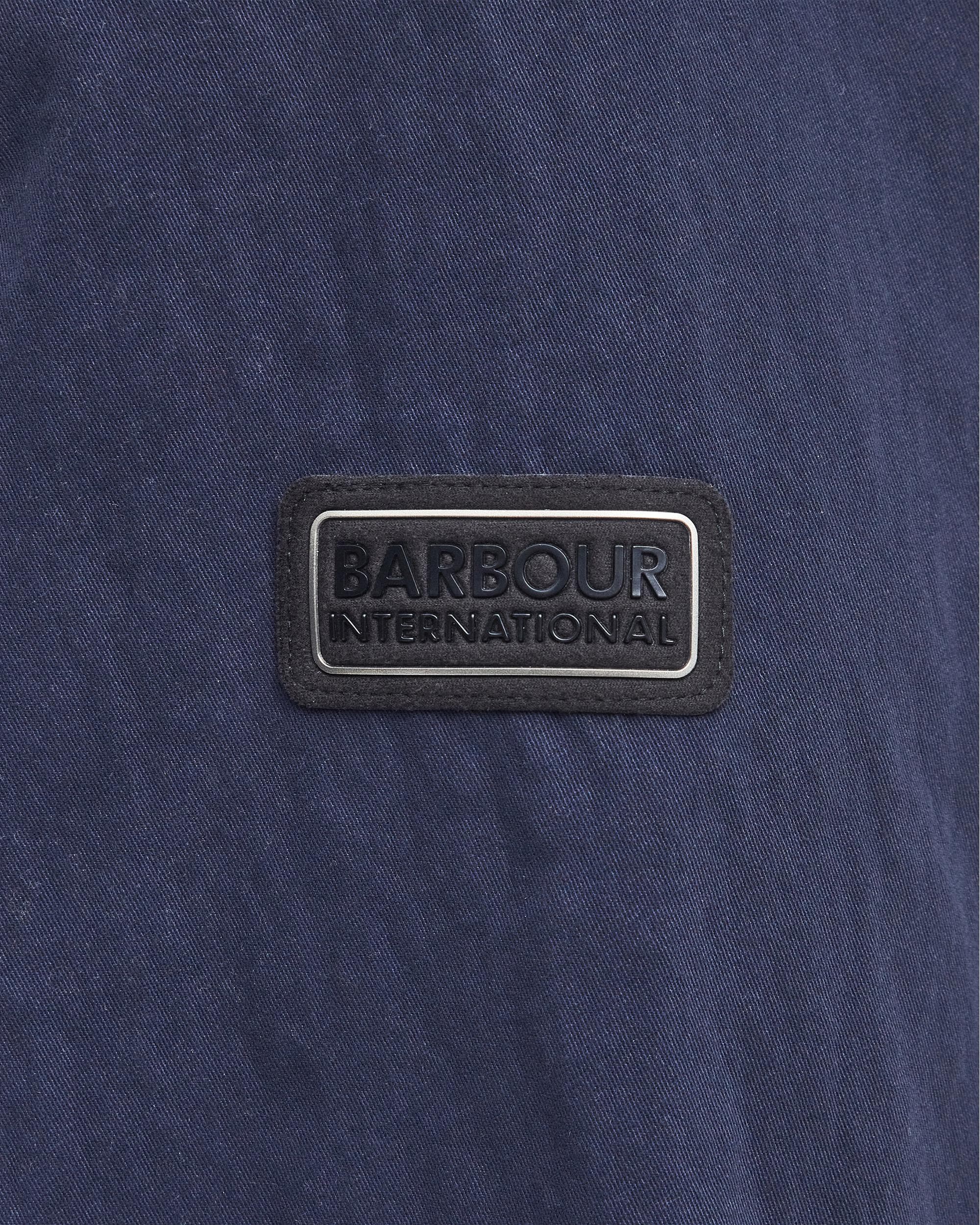 Barbour International Maze Peached Mens Overshirt - Navy - Image 6