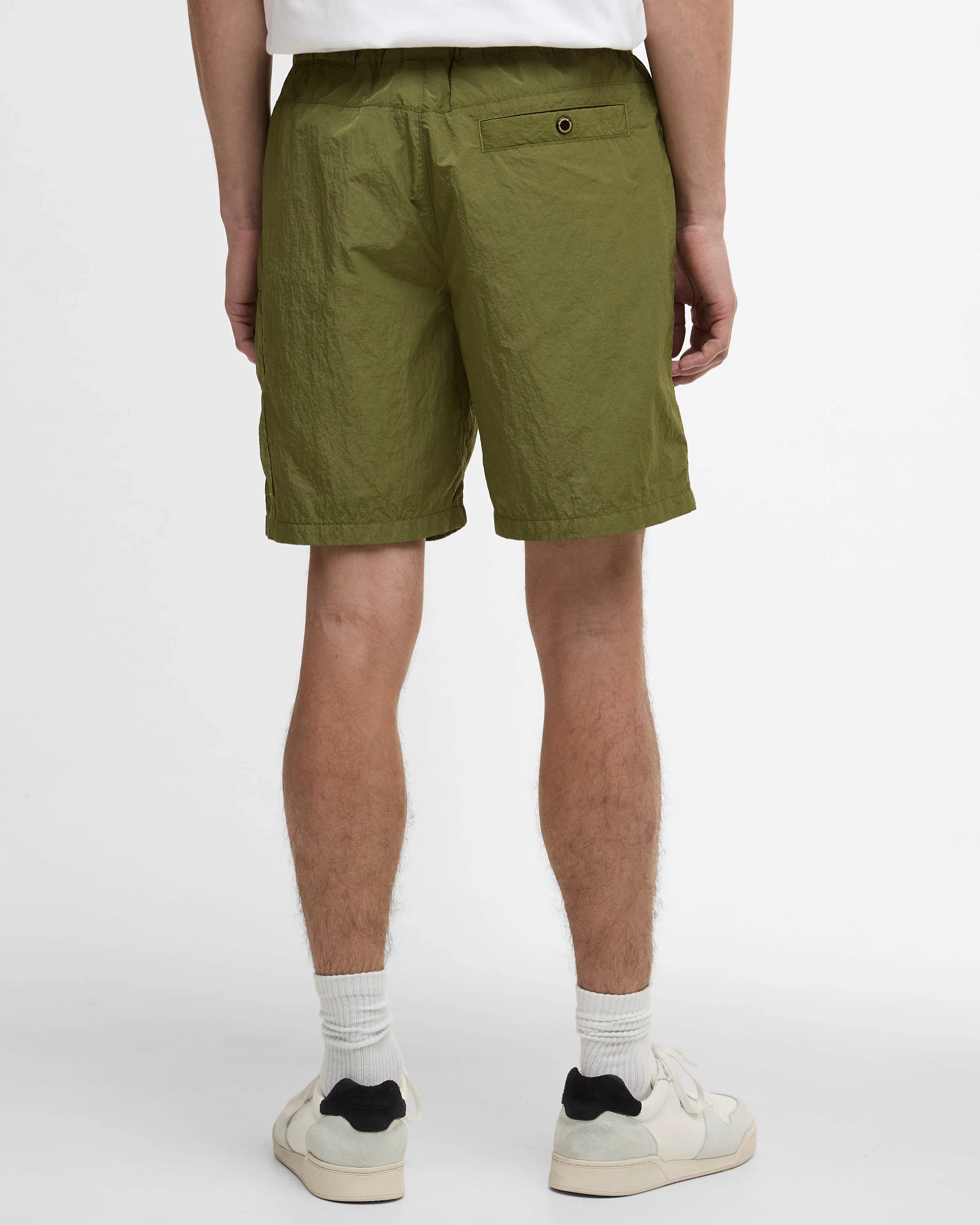 Barbour International Mens Inline Shorts - Cable Olive - Image 3