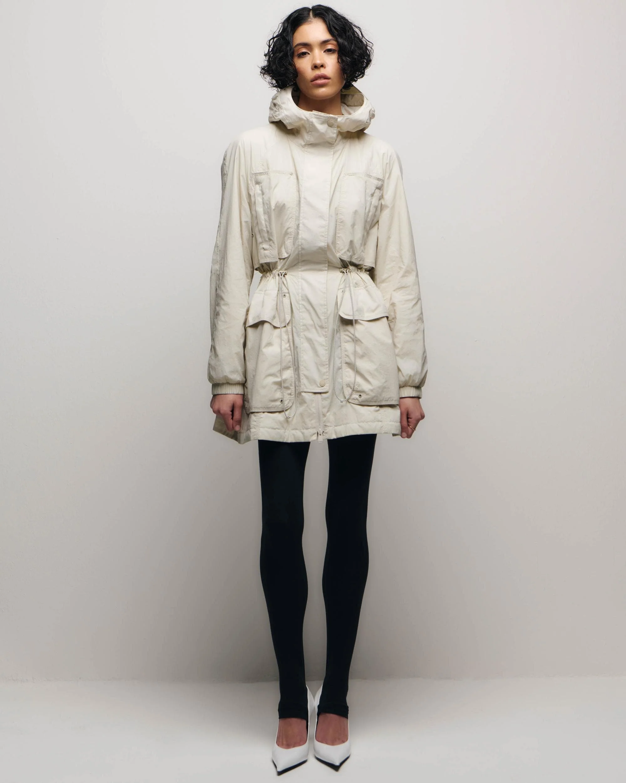 Barbour International Misha Womens Casual Jacket - Silver Birch