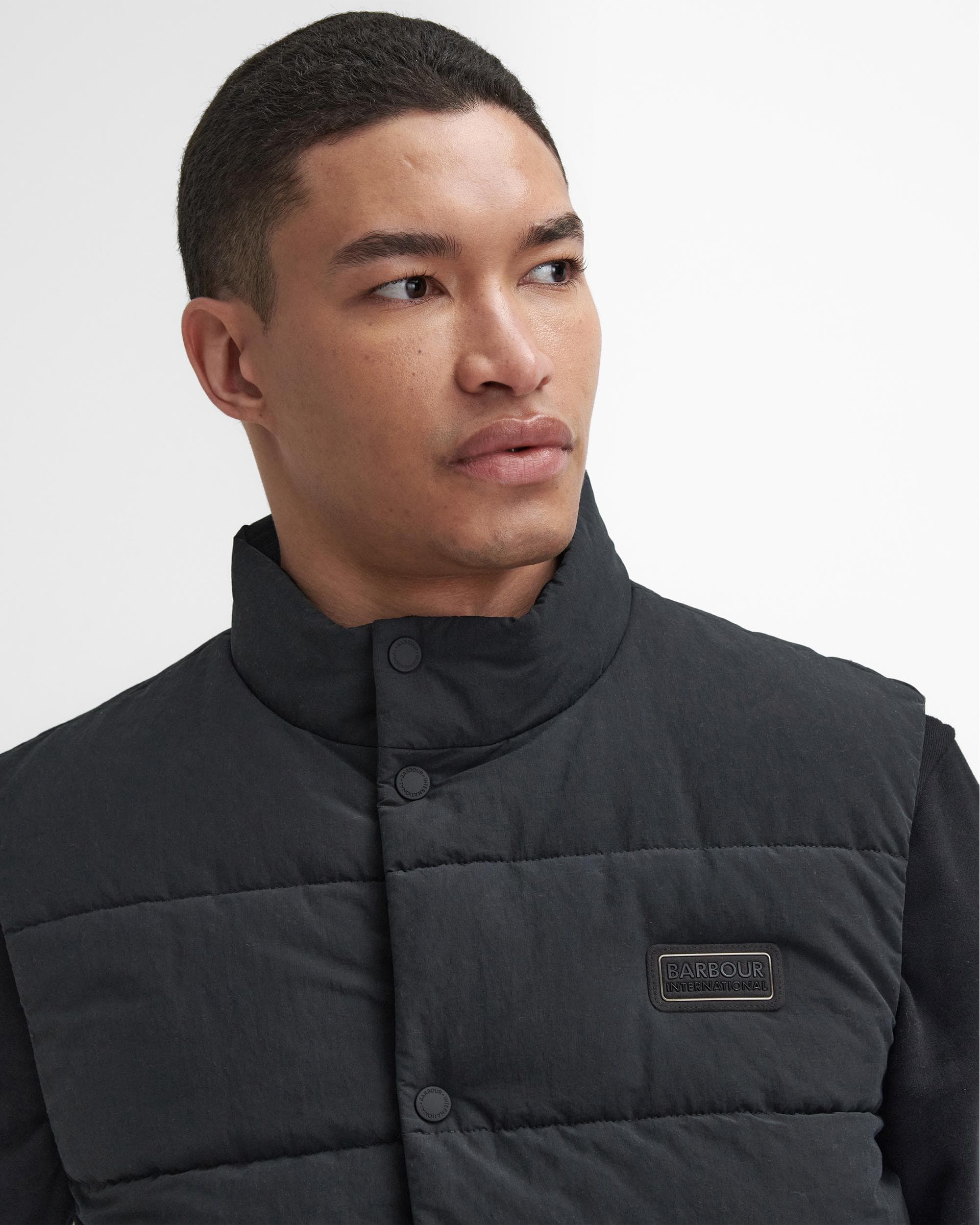 Barbour International Morville Mens Puffer Gilet - Image 2