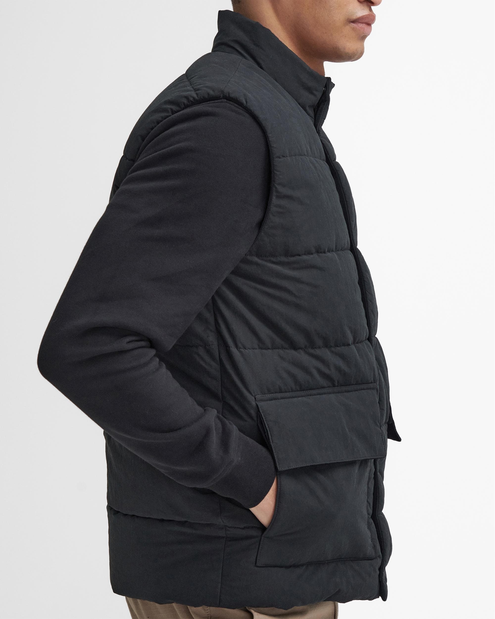 Barbour International Morville Mens Puffer Gilet - Image 3