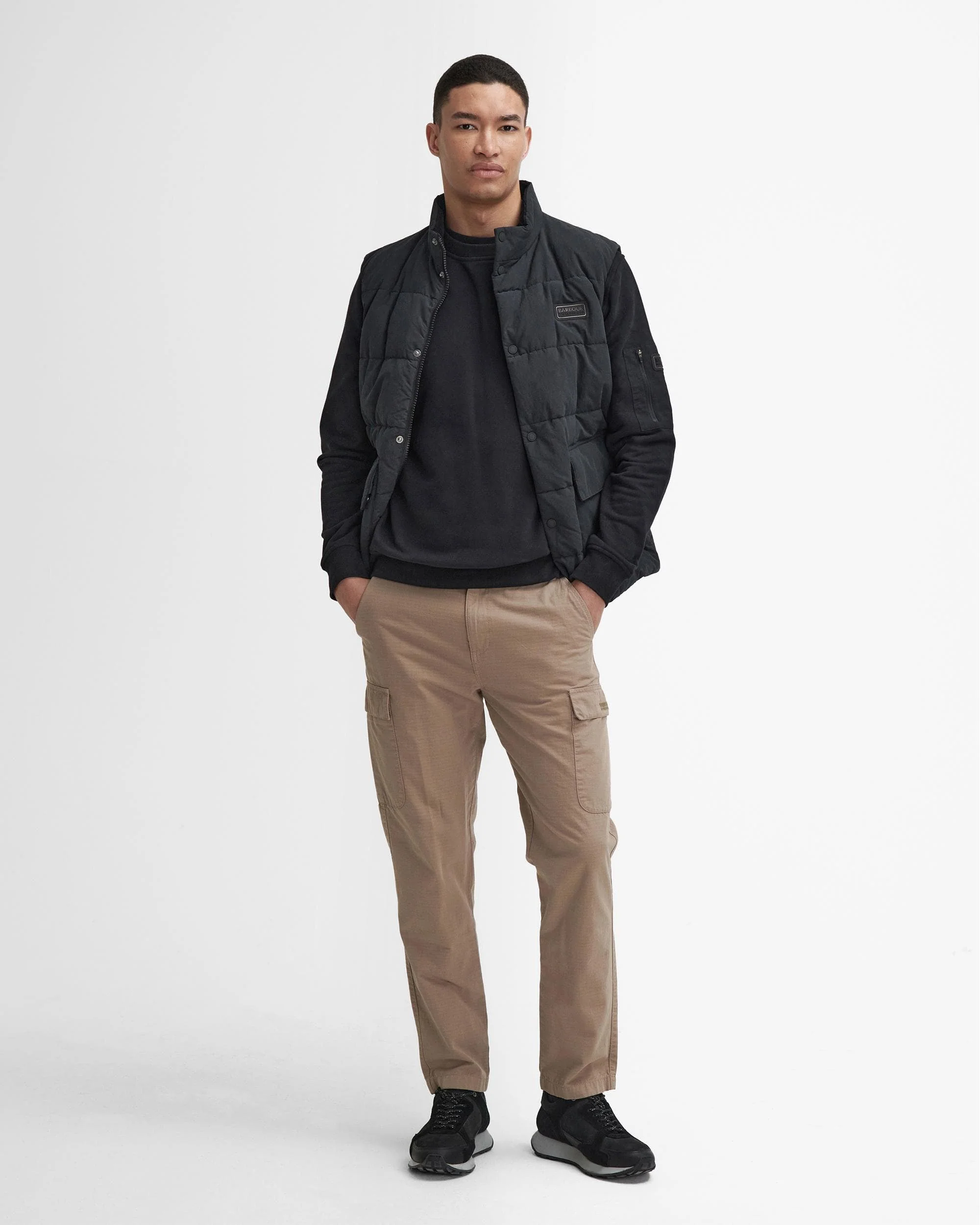 Barbour International Morville Mens Puffer Gilet - Image 4