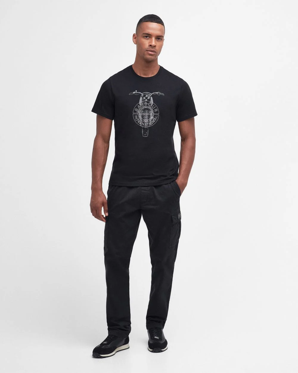 Barbour International Motor Mens Tailored T-Shirt - Image 3