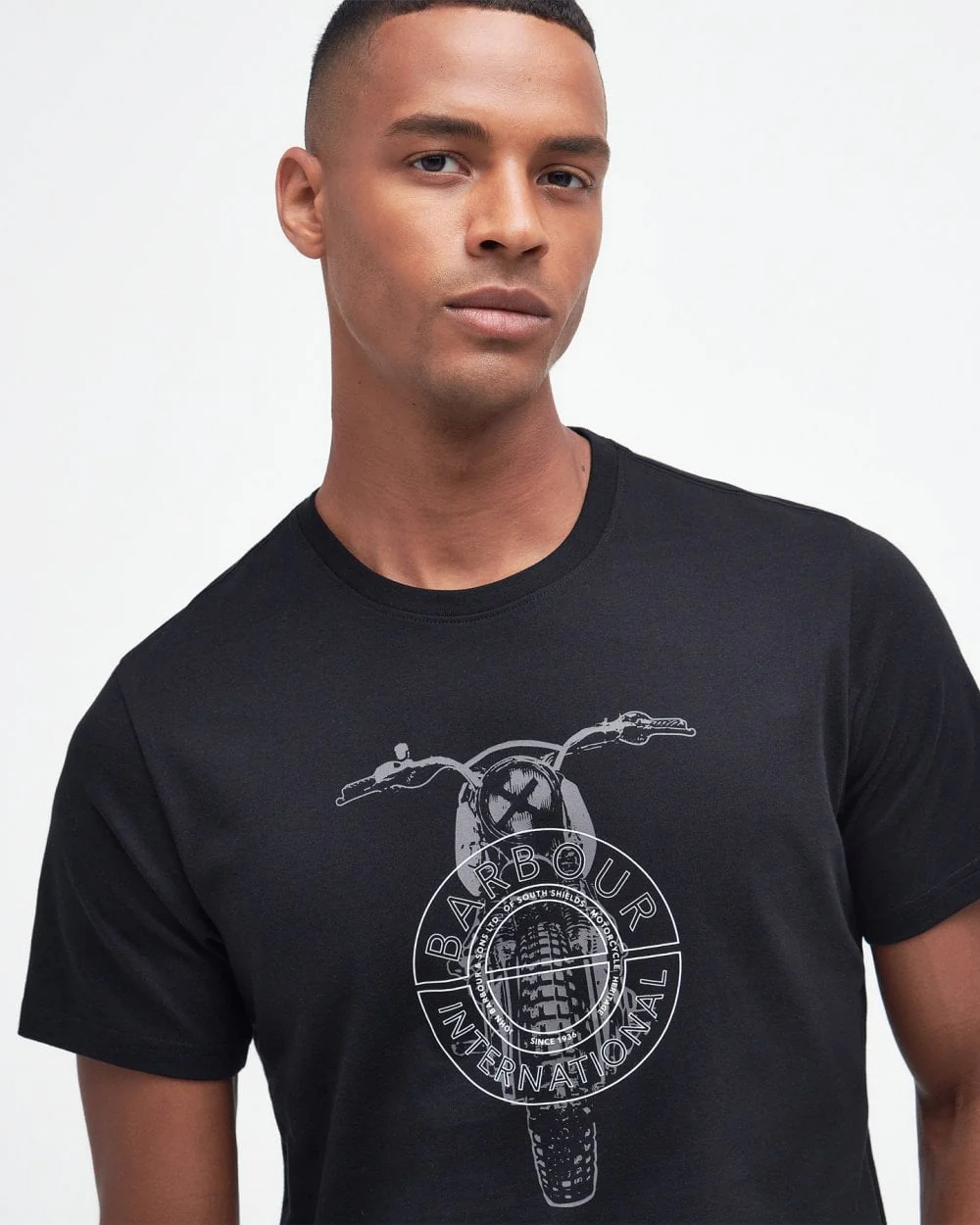 Barbour International Motor Mens Tailored T-Shirt - Image 5