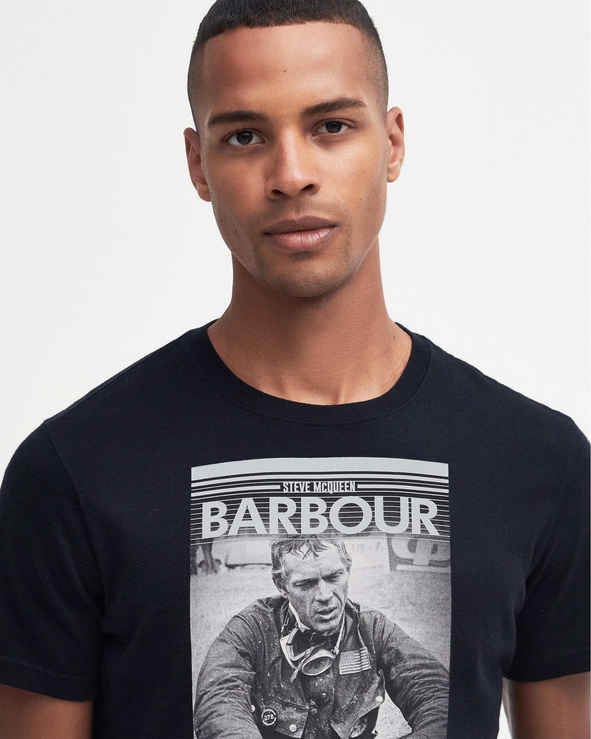 Barbour International Mount Mens Tailored T-Shirt - Image 2