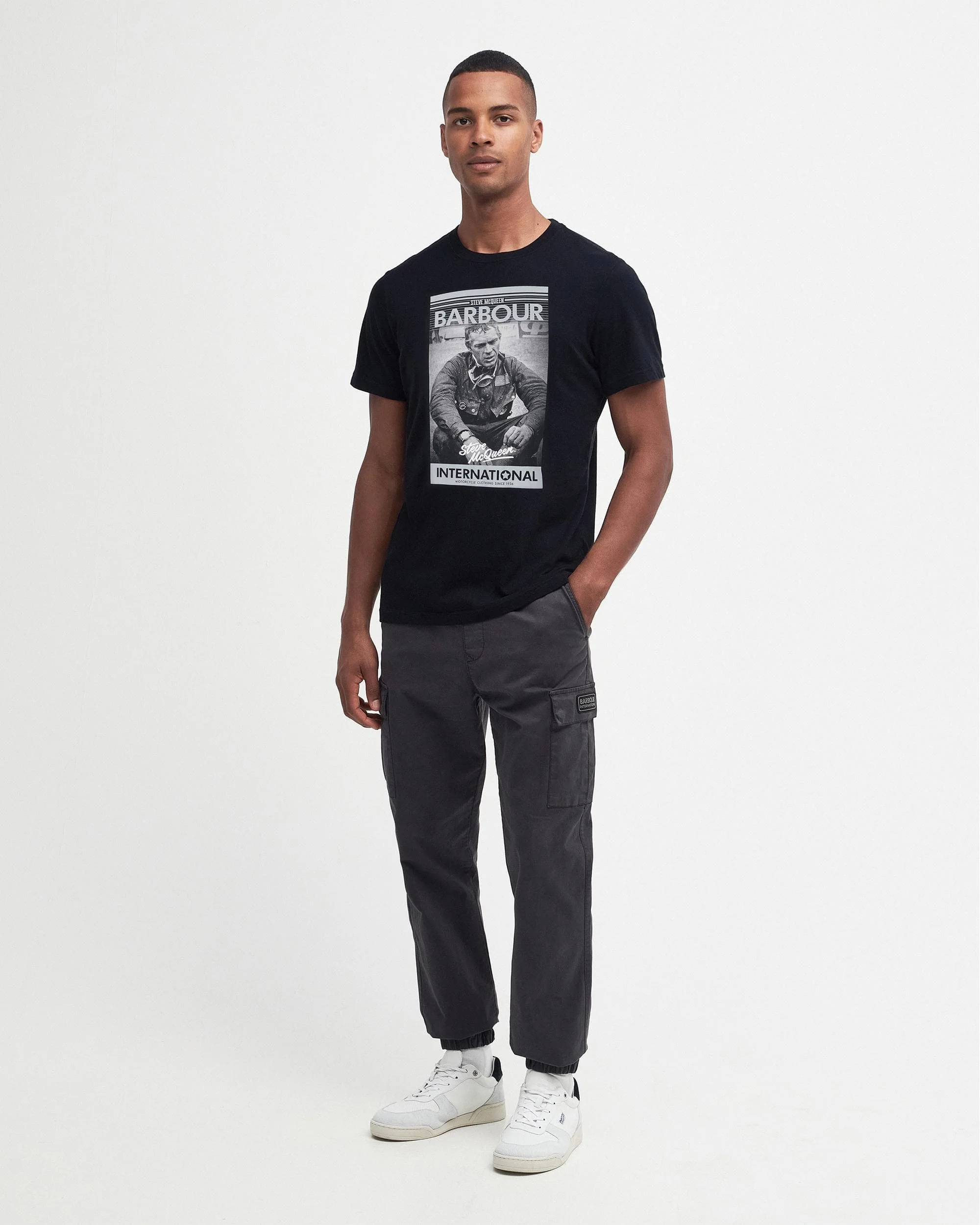 Barbour International Mount Mens Tailored T-Shirt - Image 3