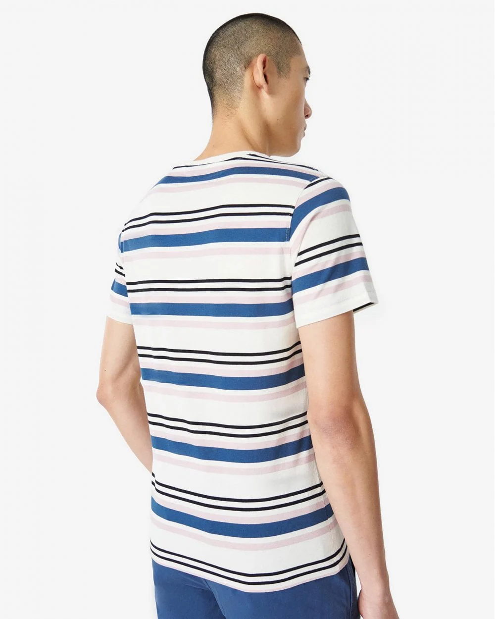 Barbour International Norwood Mens Striped T-Shirt - Image 4