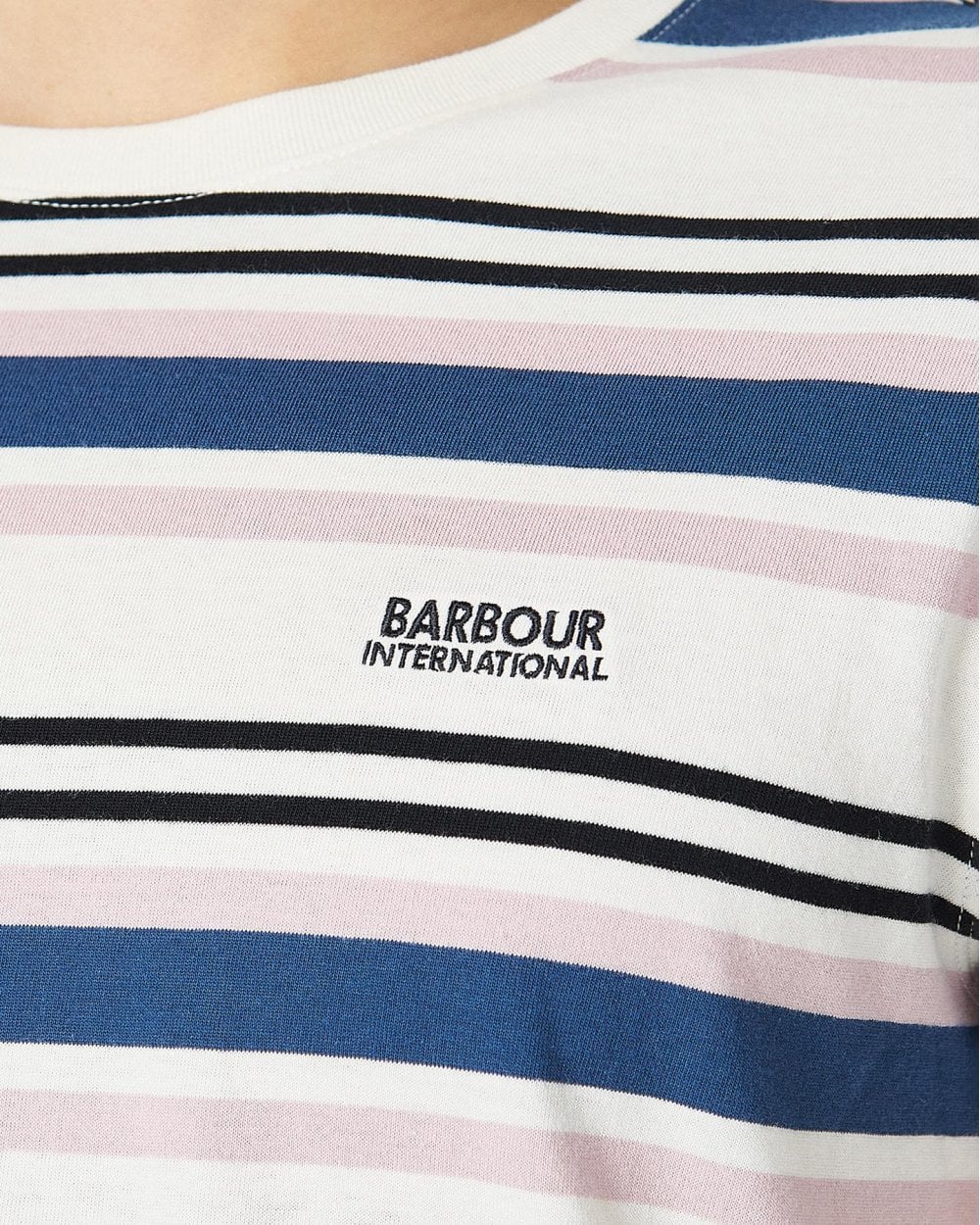 Barbour International Norwood Mens Striped T-Shirt - Image 6