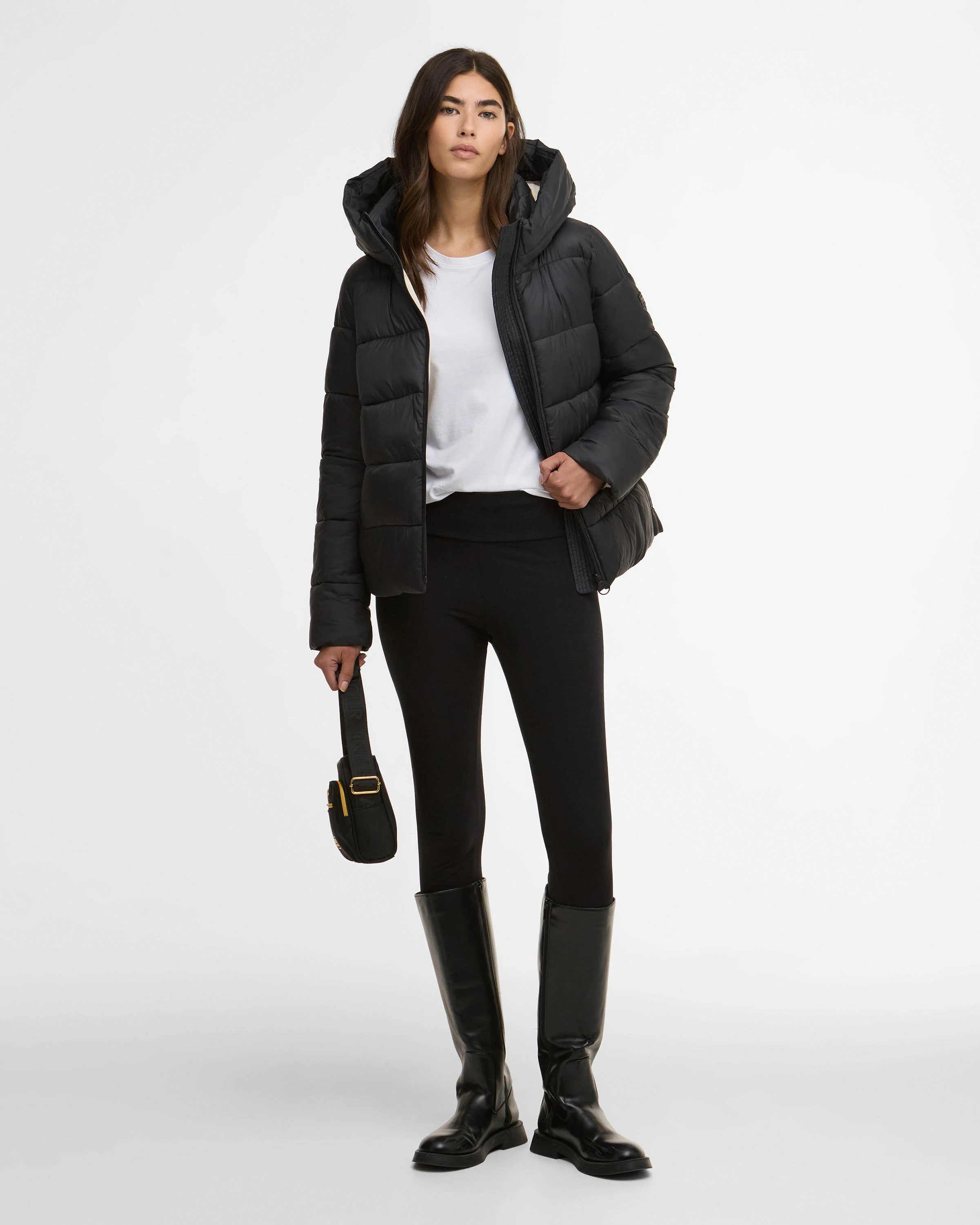 Barbour International Olivios Womens Puffer Jacket - Black - Image 5