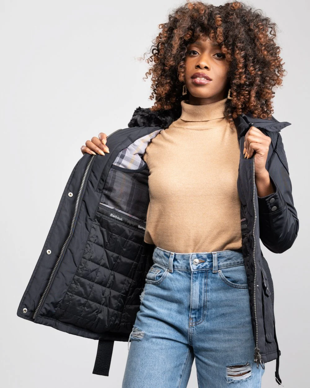 Barbour International Outlaw Womens Jacket - Image 3