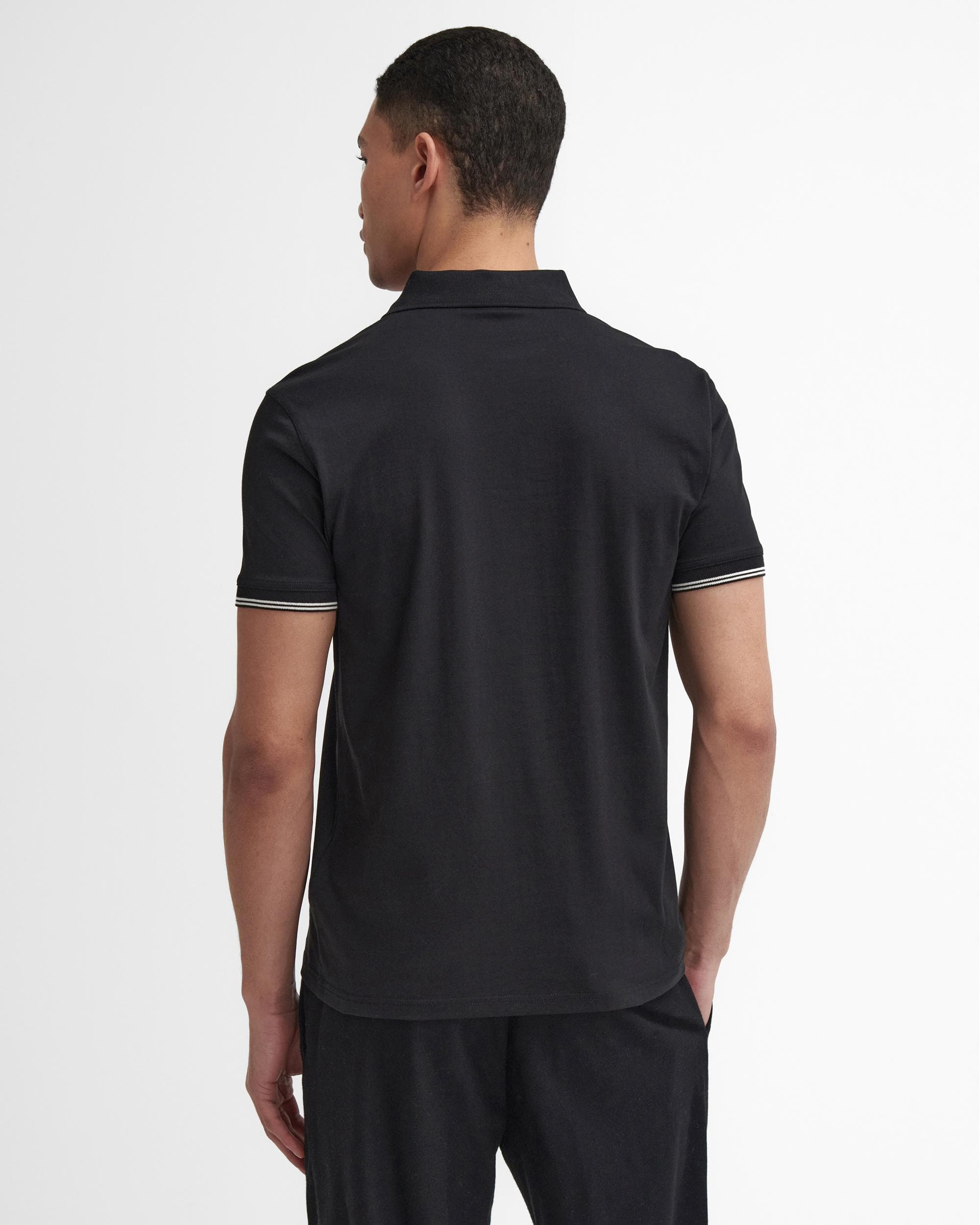 Barbour International Philip Mens Tipped Polo Shirt - Image 4