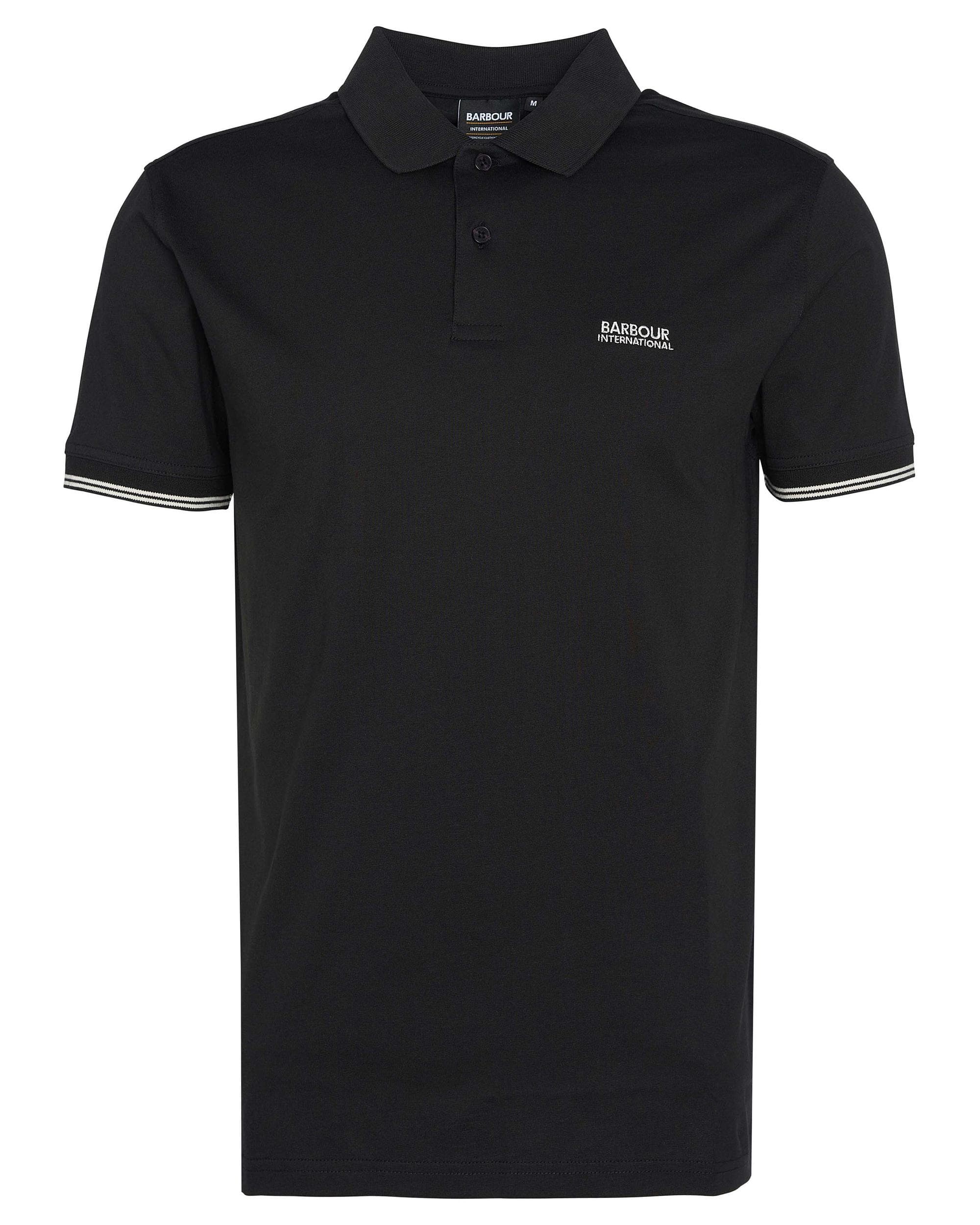 Barbour International Philip Mens Tipped Polo Shirt - Image 7