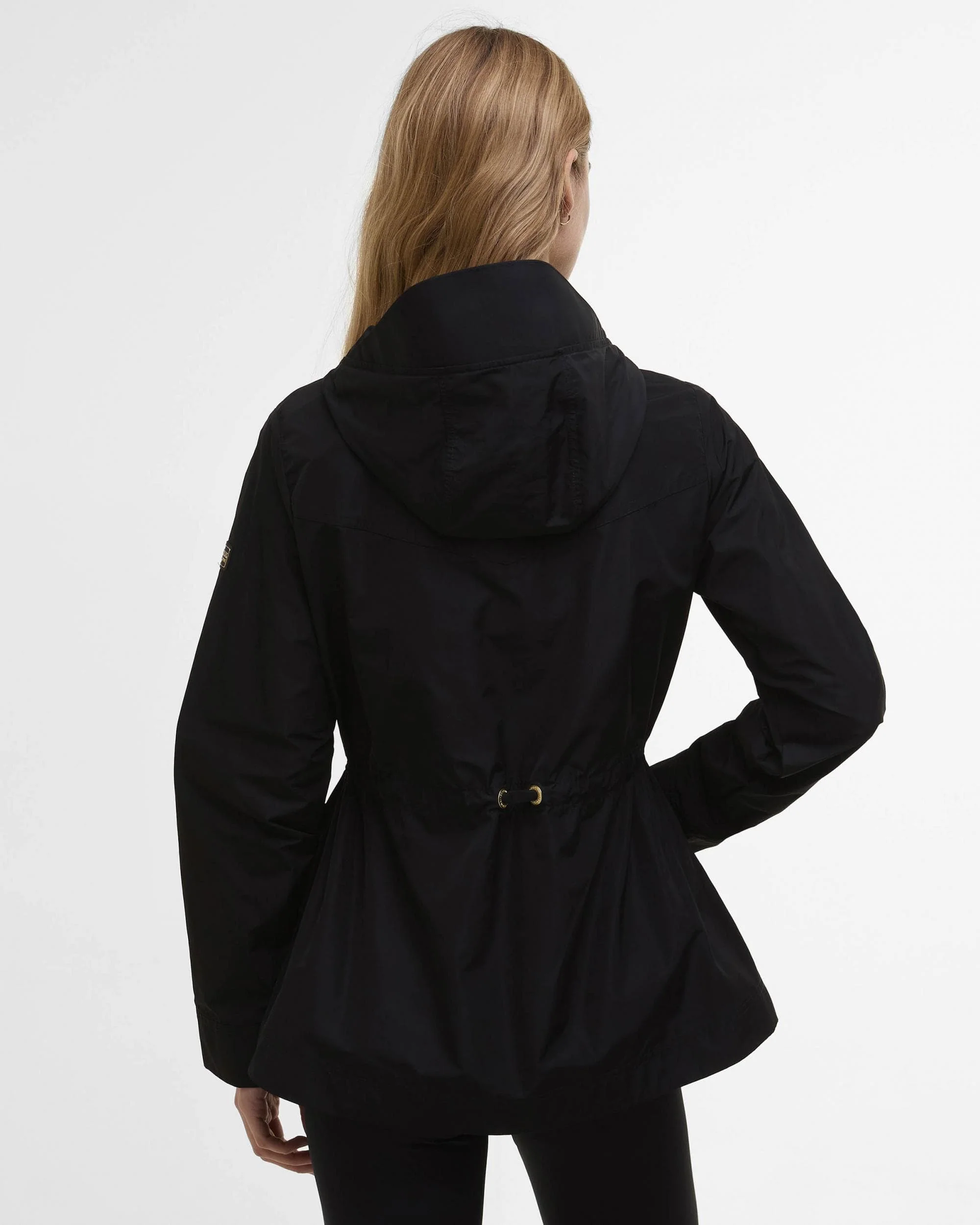 Barbour International Piper Womens Showerproof Jacket - Black - Image 8