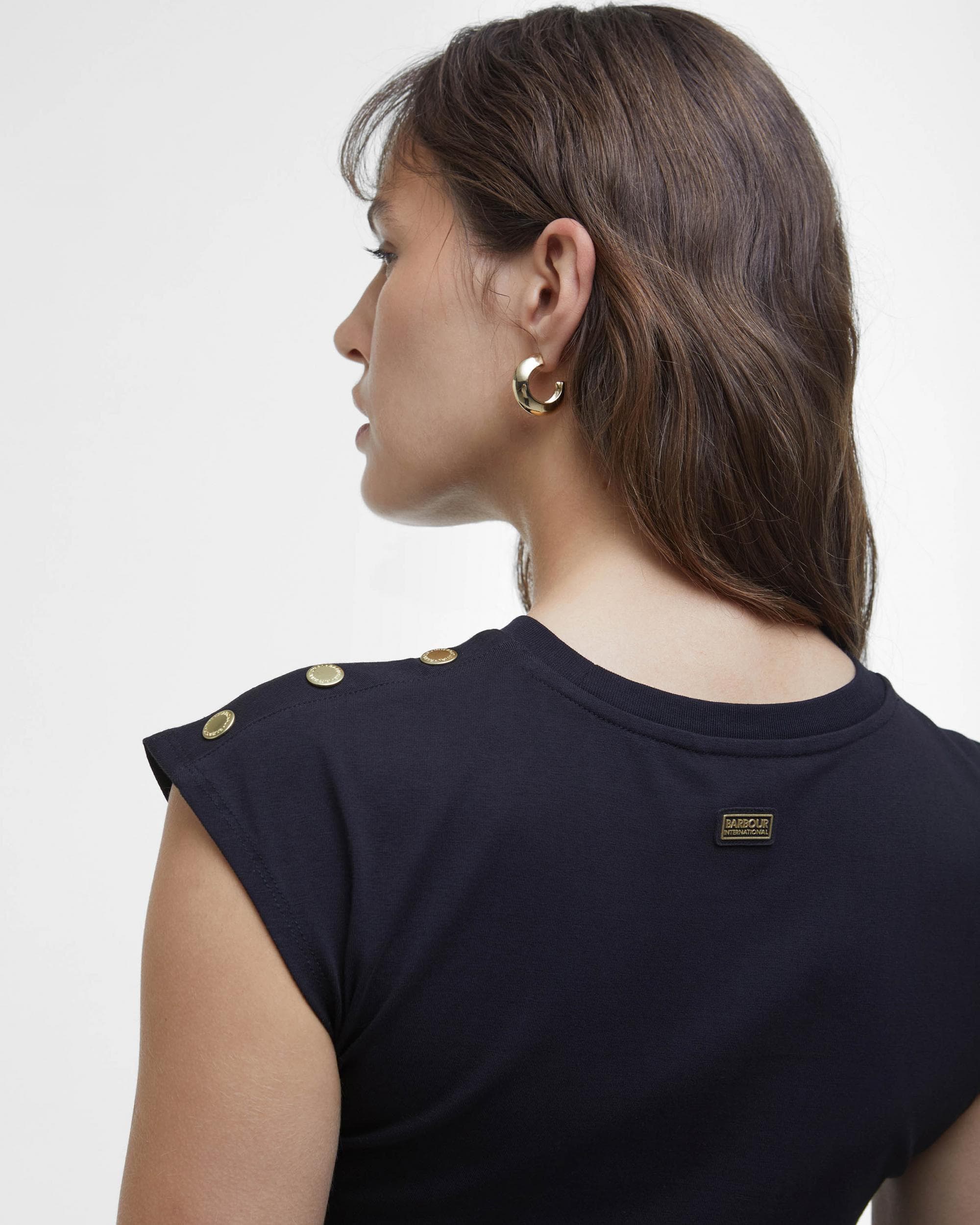 Barbour International Priya Womens Sleeveless Top - Black - Image 4