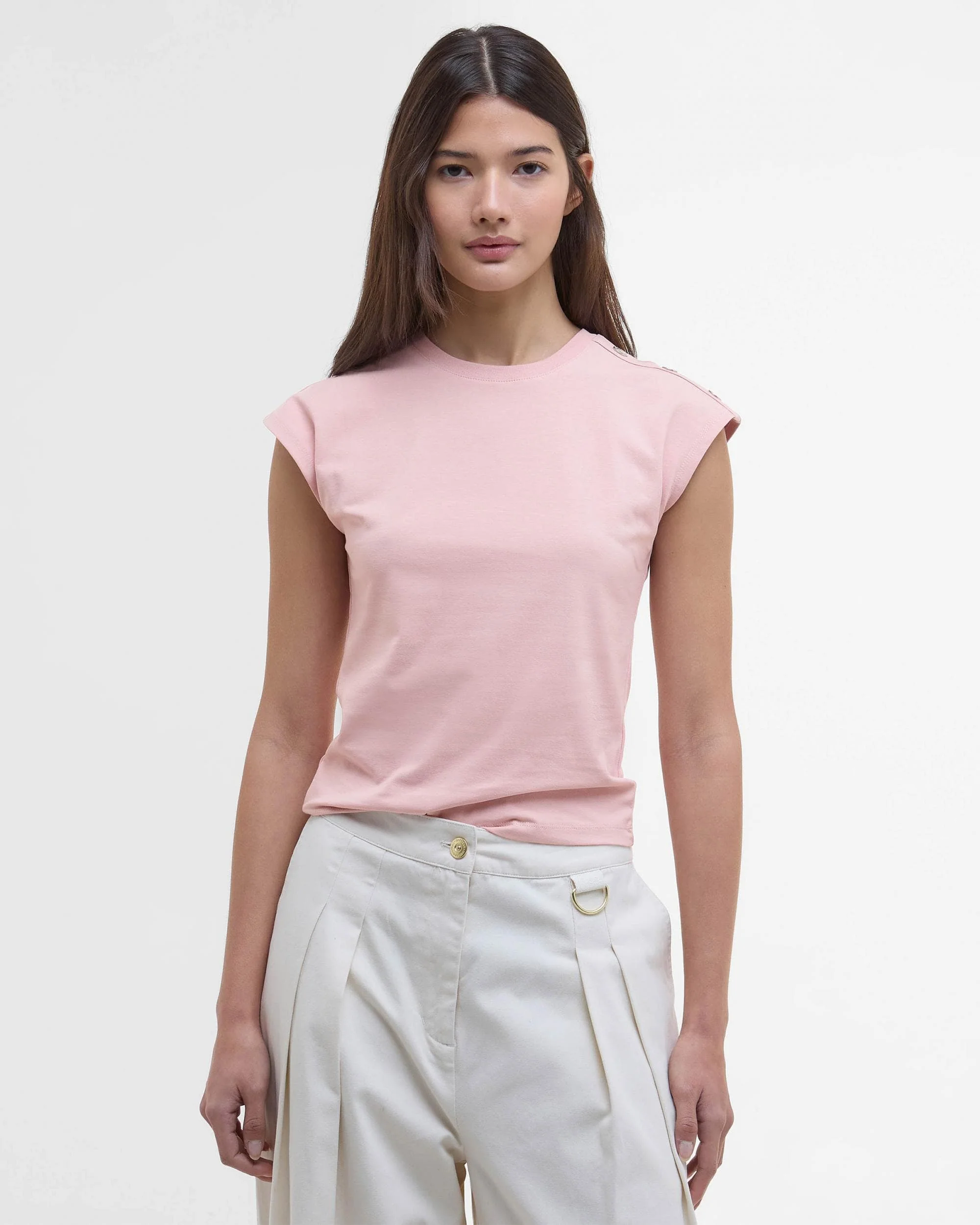 Barbour International Priya Womens Sleeveless Top - Paul Mauve - Image 7