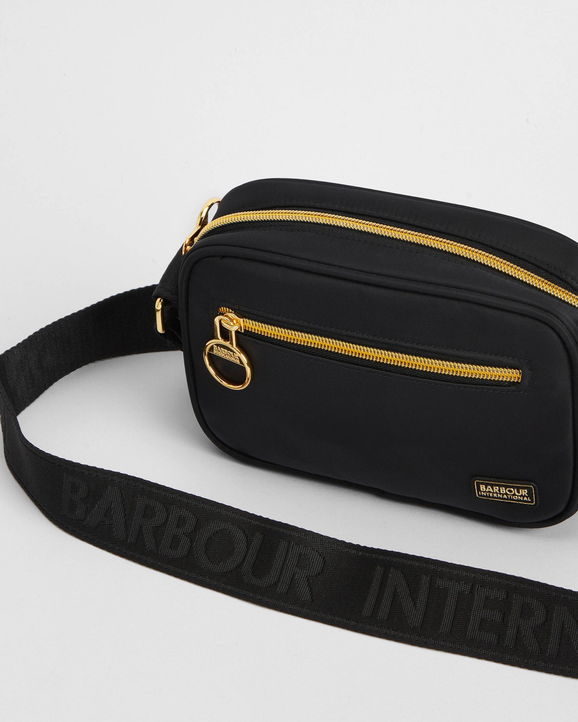 Barbour International Qualify Womens Micro Crossbody Bag - Black - Image 3