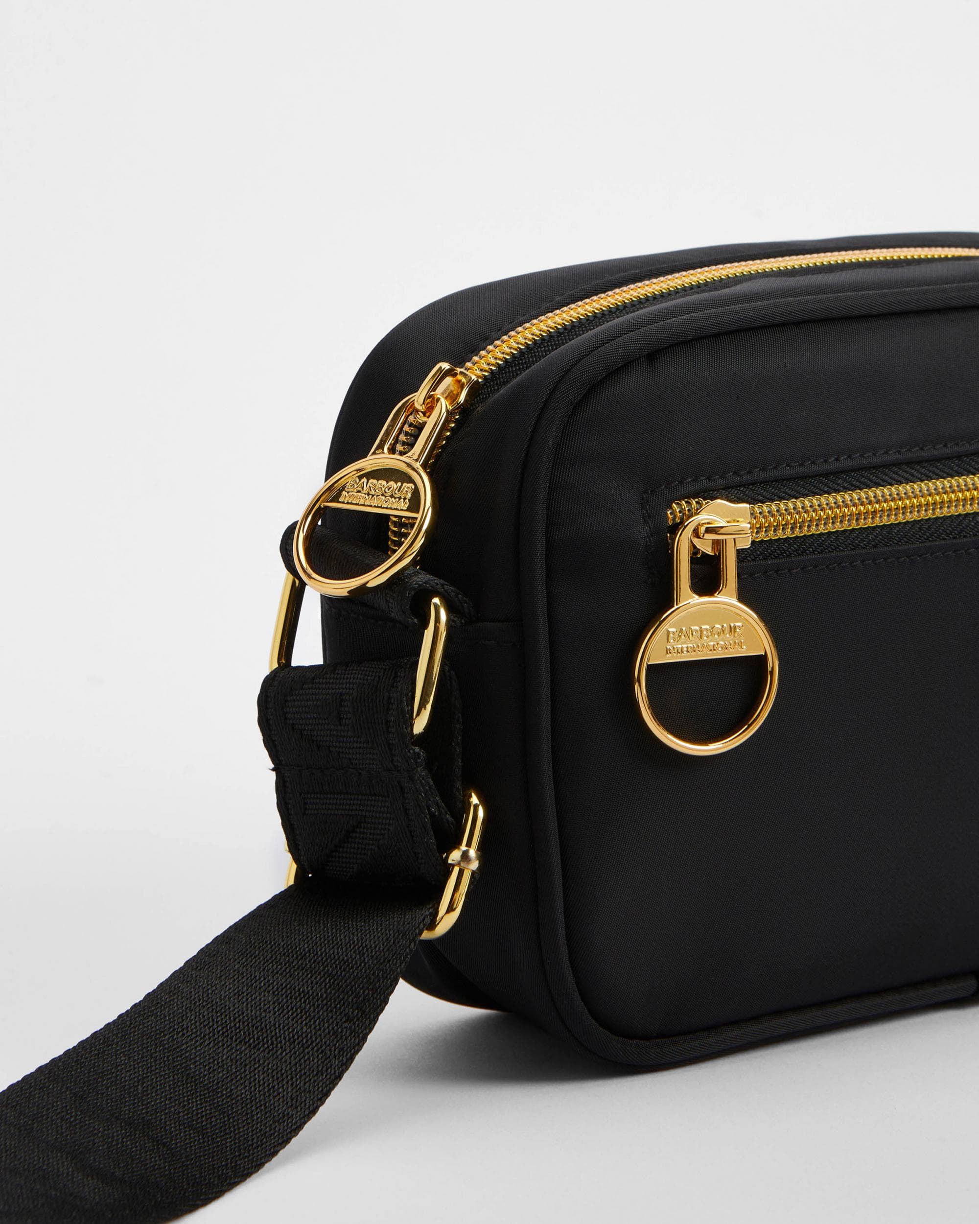 Barbour International Qualify Womens Micro Crossbody Bag - Black - Image 7