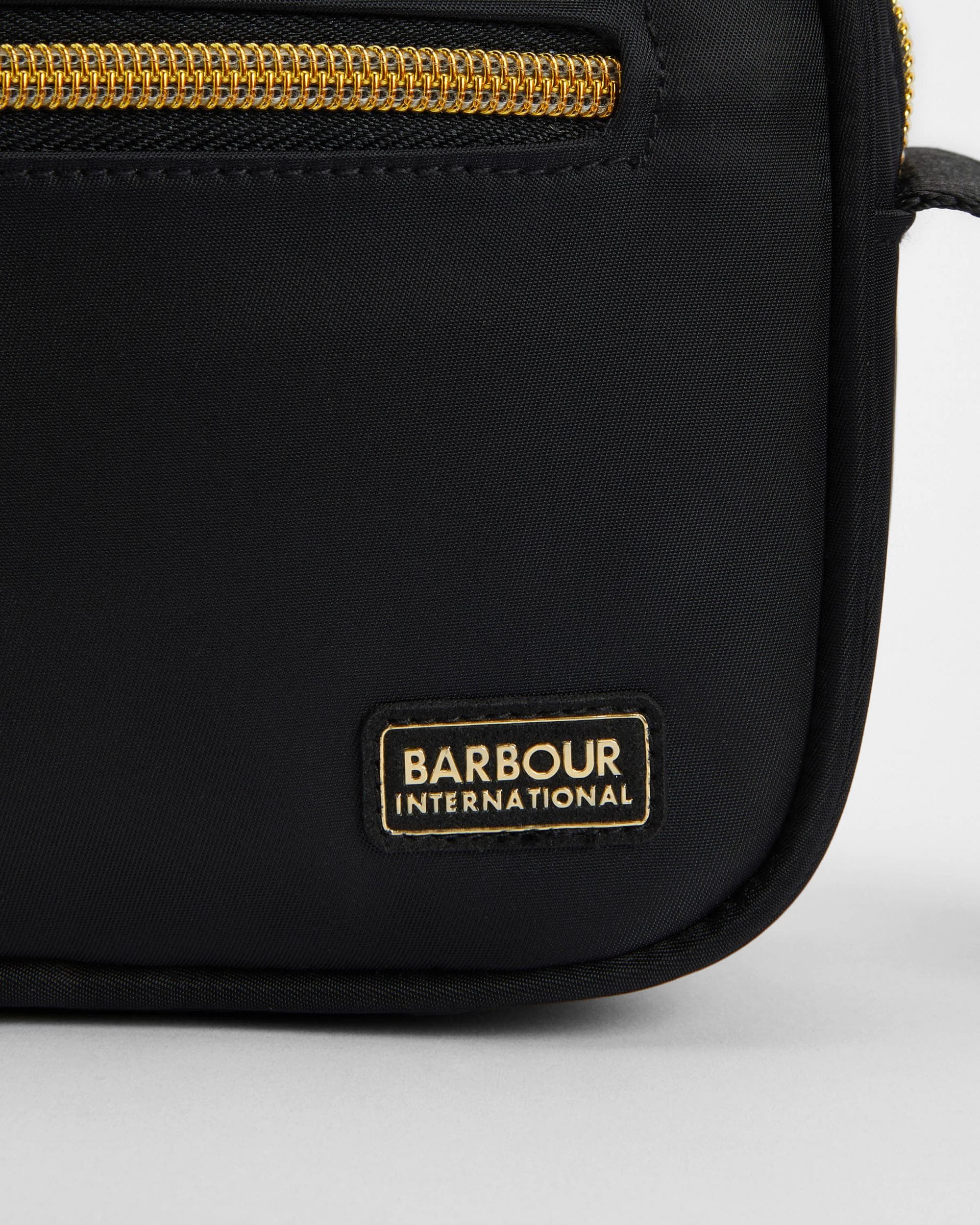 Barbour International Qualify Womens Micro Crossbody Bag - Black - Image 8