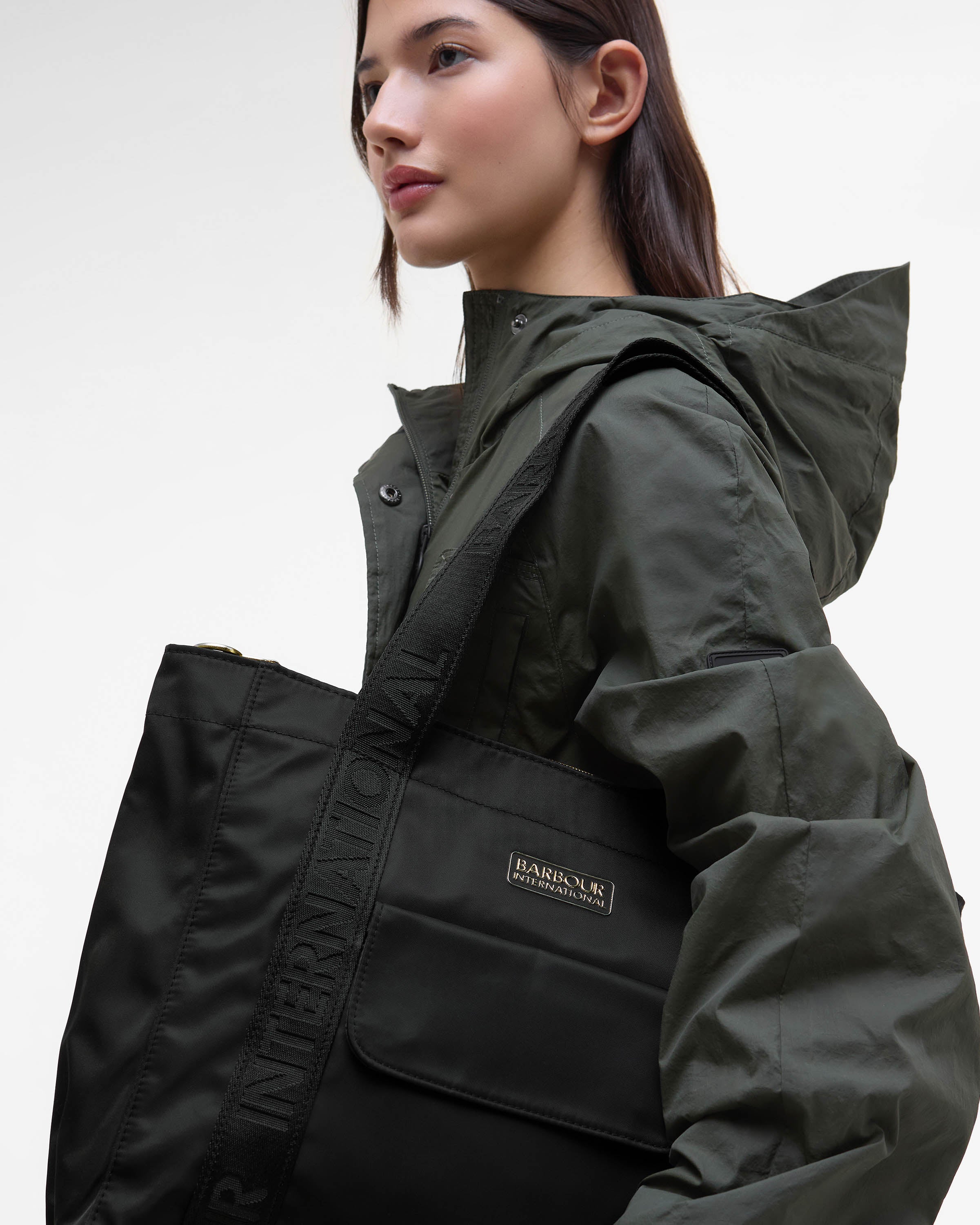 Barbour International Qualify Womens Tote Bag - Black - Image 2