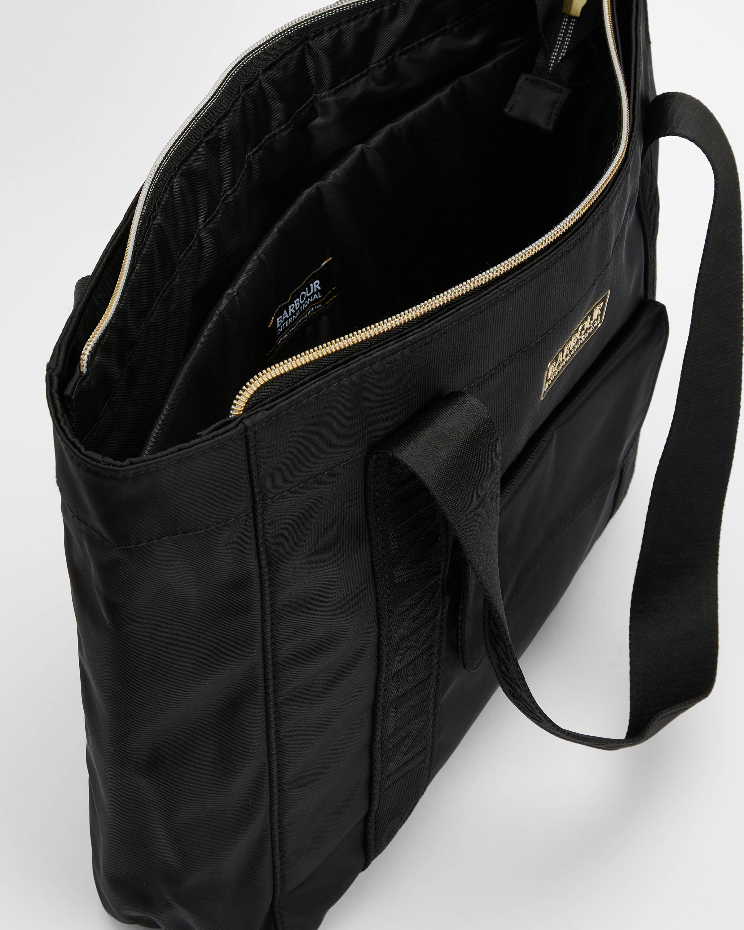 Barbour International Qualify Womens Tote Bag - Black - Image 5