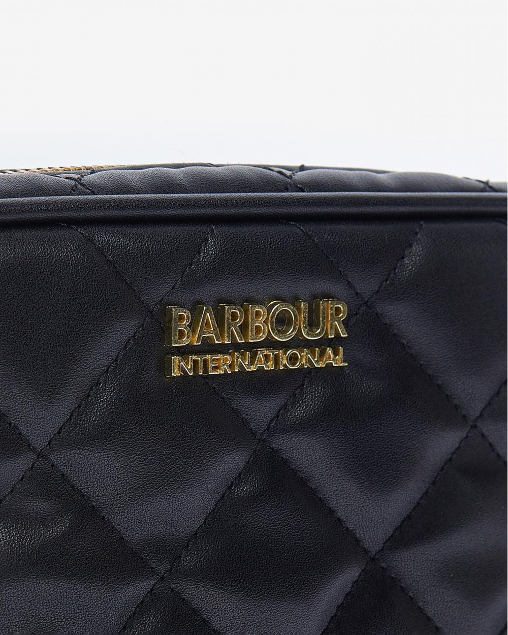 Barbour International Quilted Sloane Womens Crossbody Bag - Black - Image 5