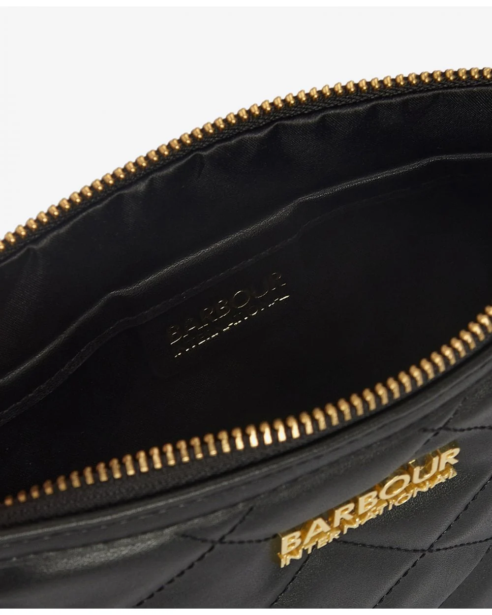 Barbour International Quilted Womens Make-Up Bag - Image 5